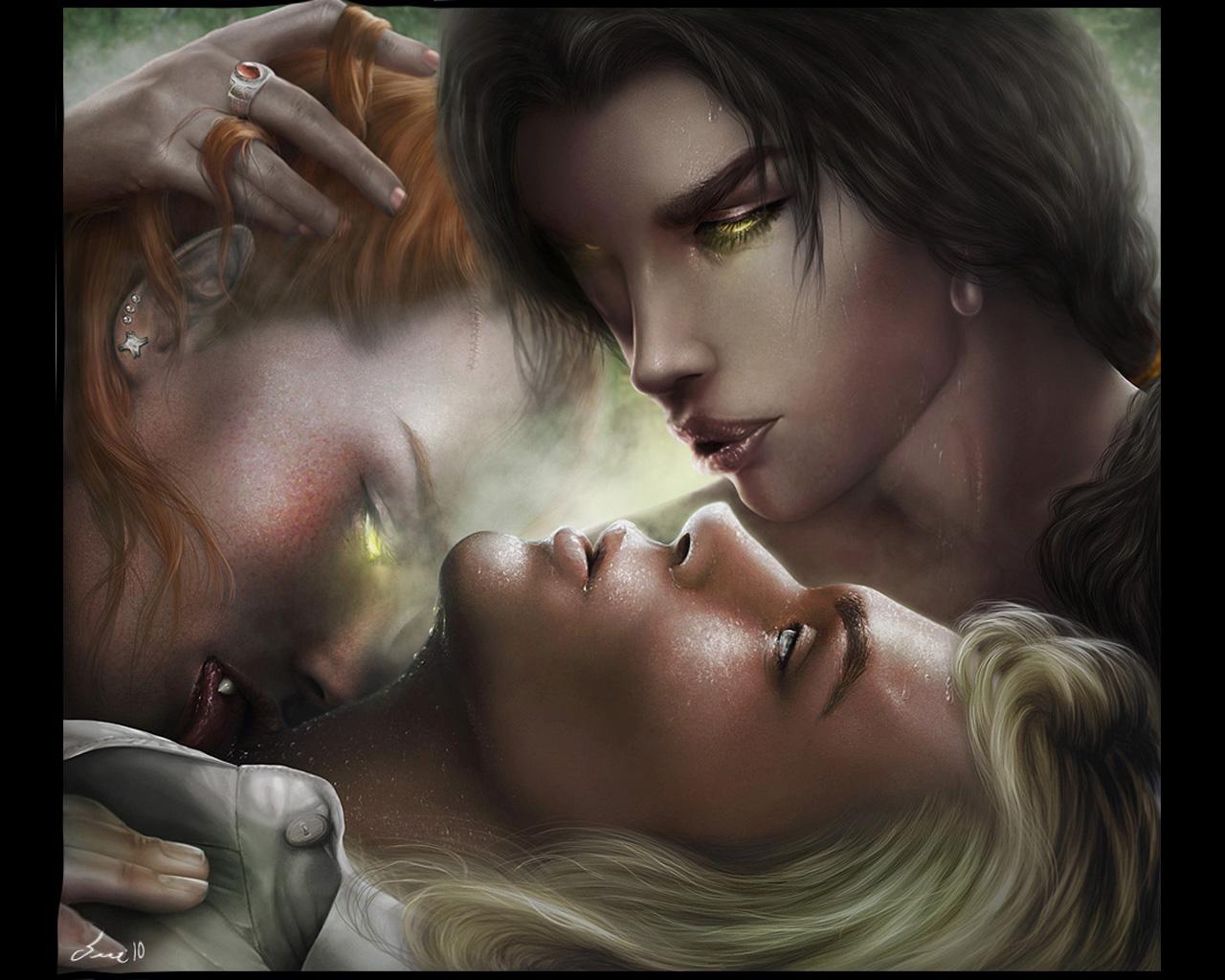 1280x1024 Desktop Wallpaper Vampires Fantasy