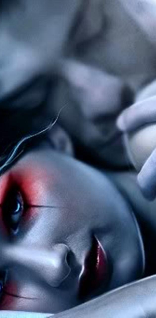 630x1280 Vampire Couple wallpaper