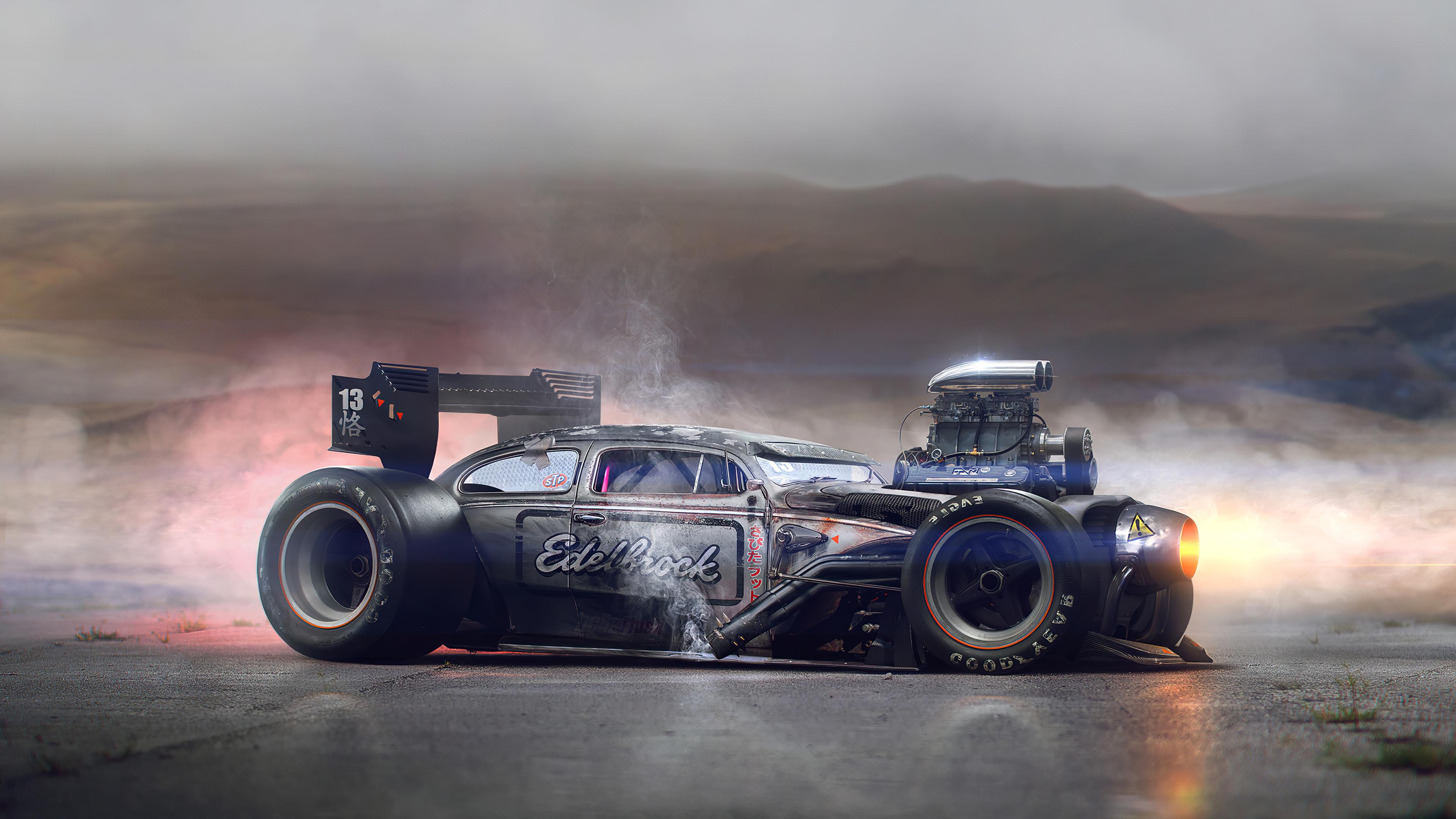 3840x2160 Volkswagen Beetle Rat Rod 4k Wallpaper