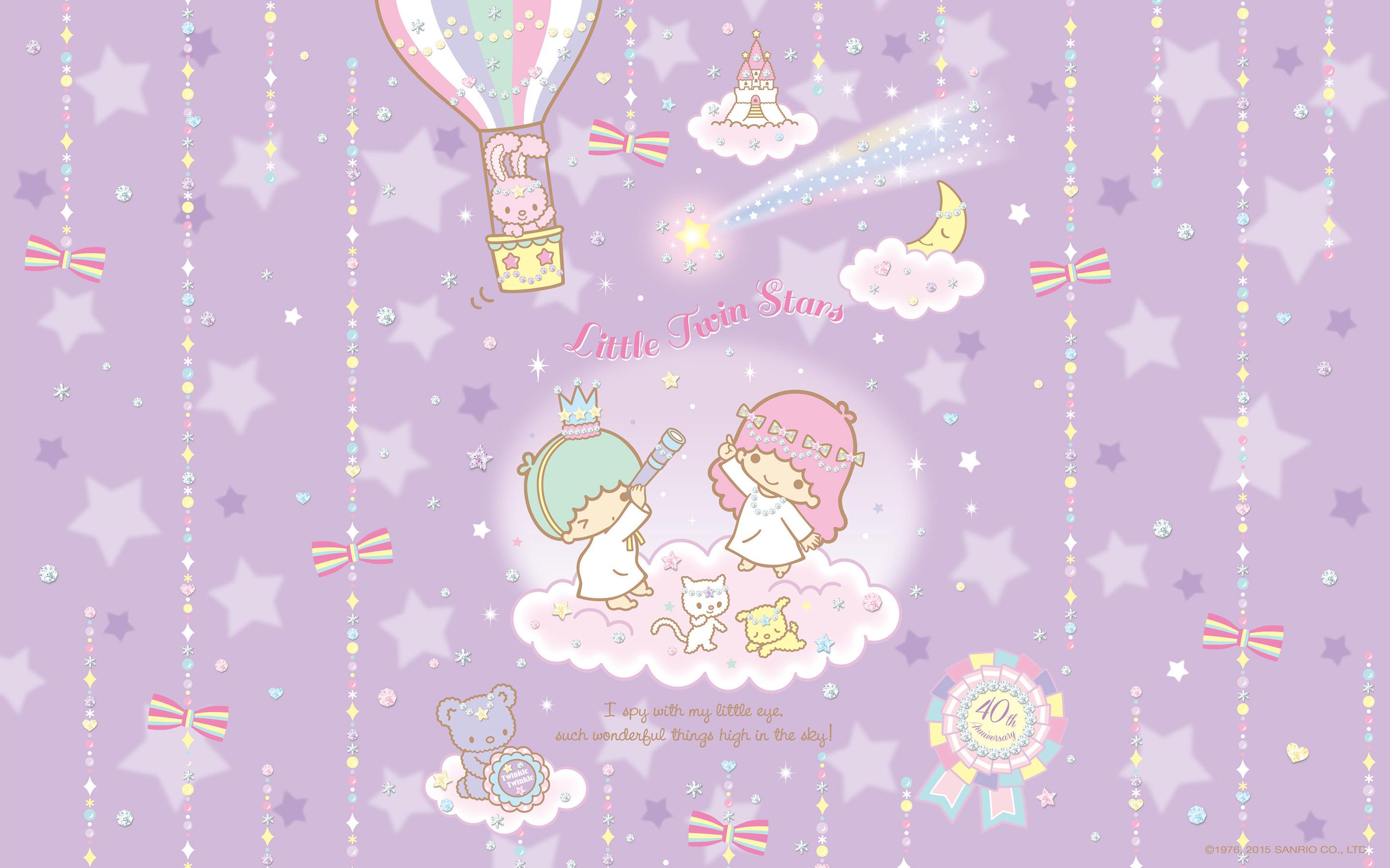 2880x1800 Little Twin Stars Wallpaper