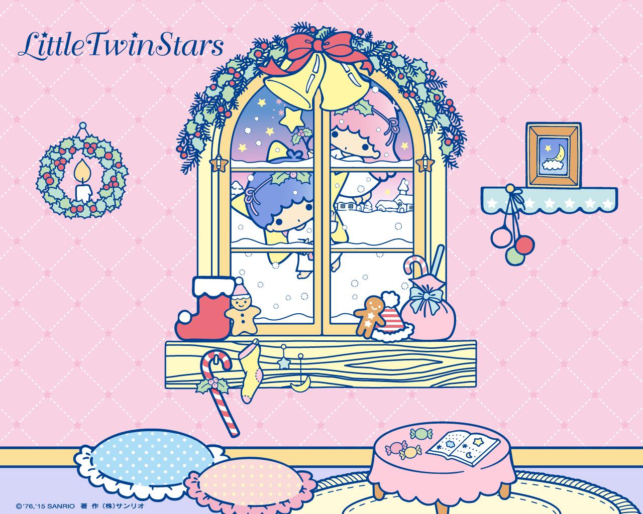 1280x1024 My Melody and Little Twin Stars wallpaper for FREE!