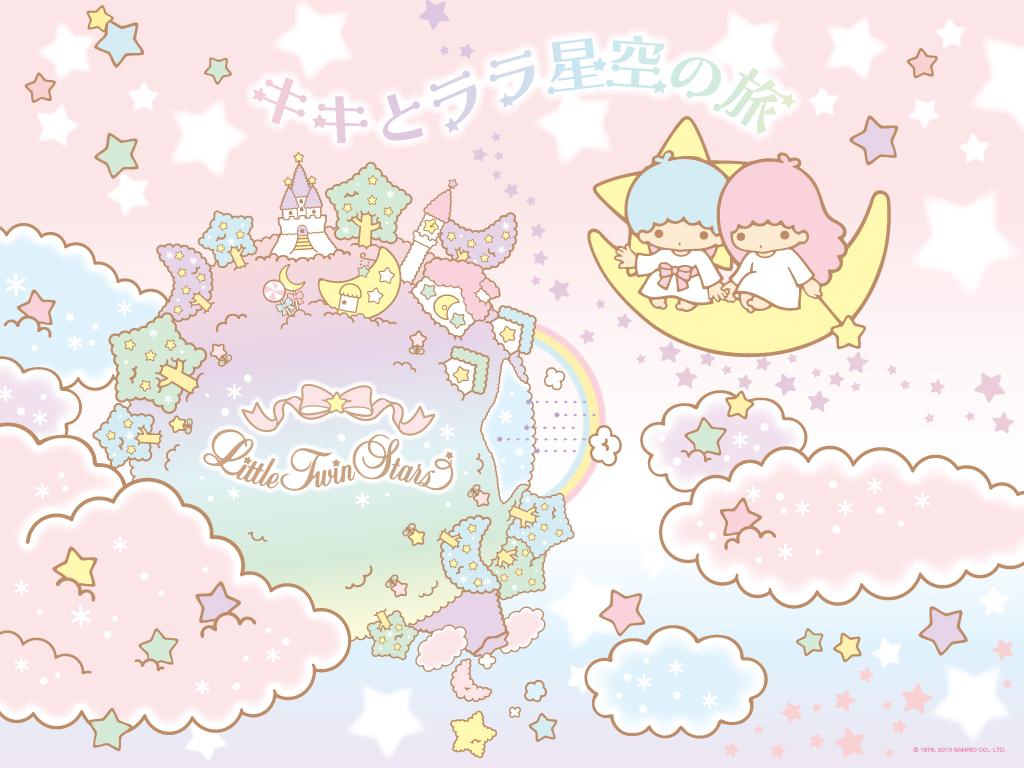 1024x768 Little Twin Stars Wallpaper