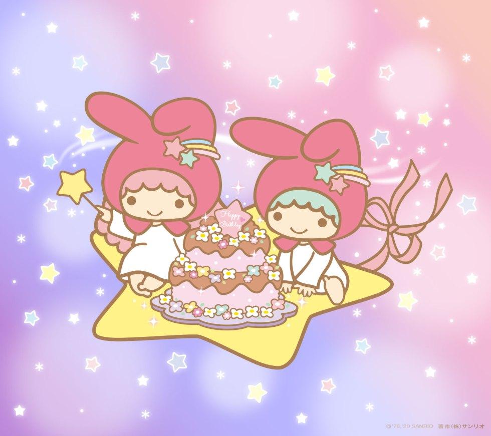 980x871 Little Twin Stars Wallpaper 2020 一月桌布日本官方Twitter慶生版– Stargazer