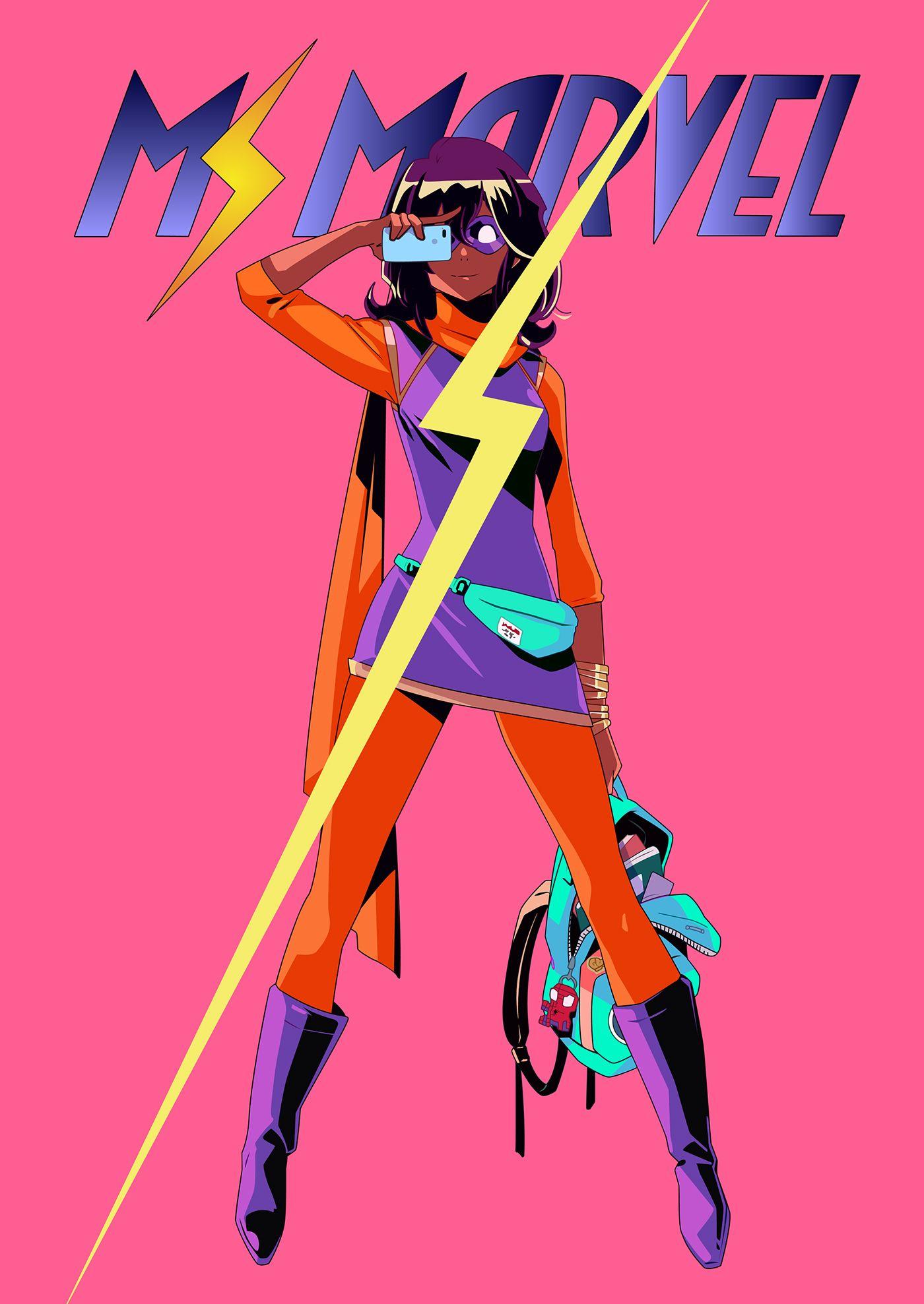1400x1977 Shigeto Koyama's Ms. Marvel Vector Art. Ms marvel, Dc comics wallpaper, Ms marvel kamala