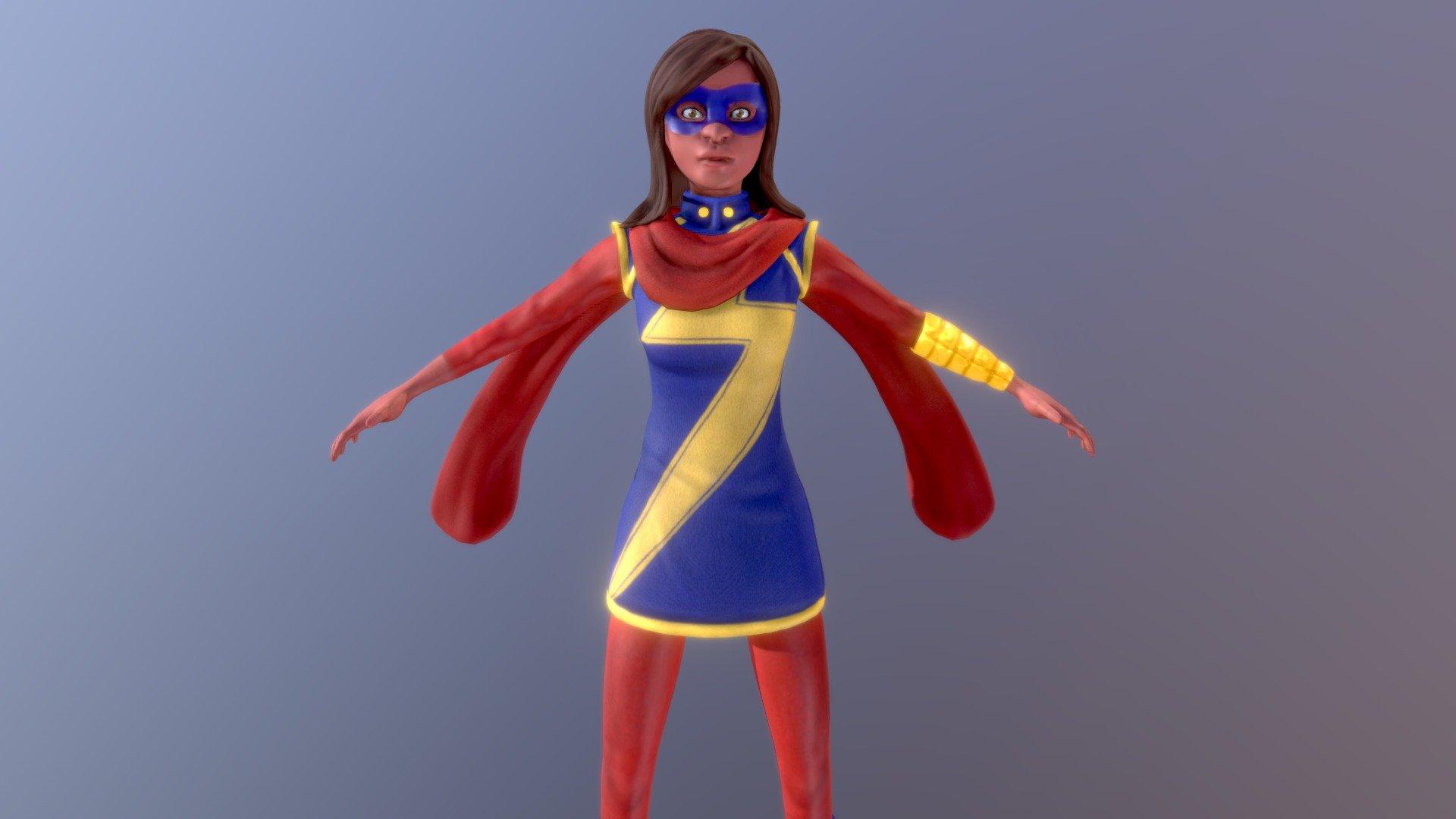 1920x1080 Kamala Khan Marvel model by Gustavo.Corredeira [c444858]