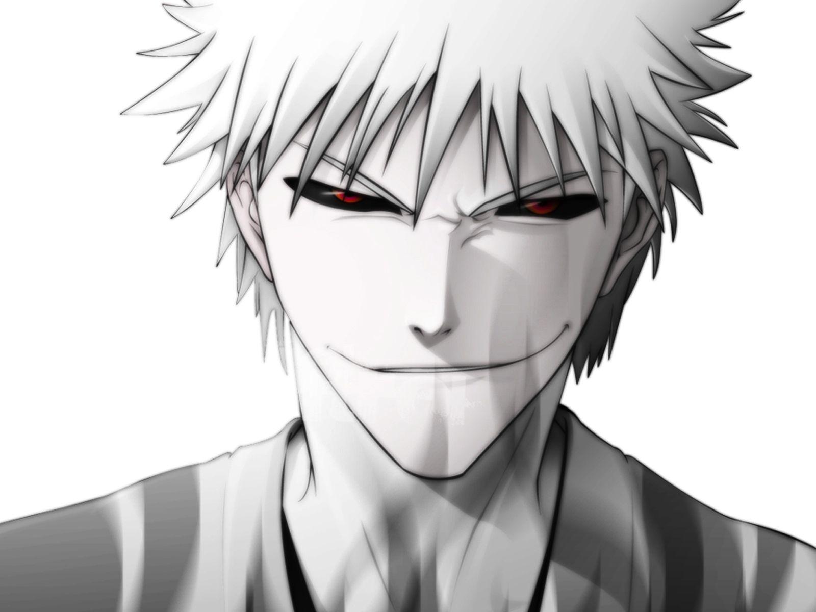 1600x1200 Black White Ichigo Wallpaper