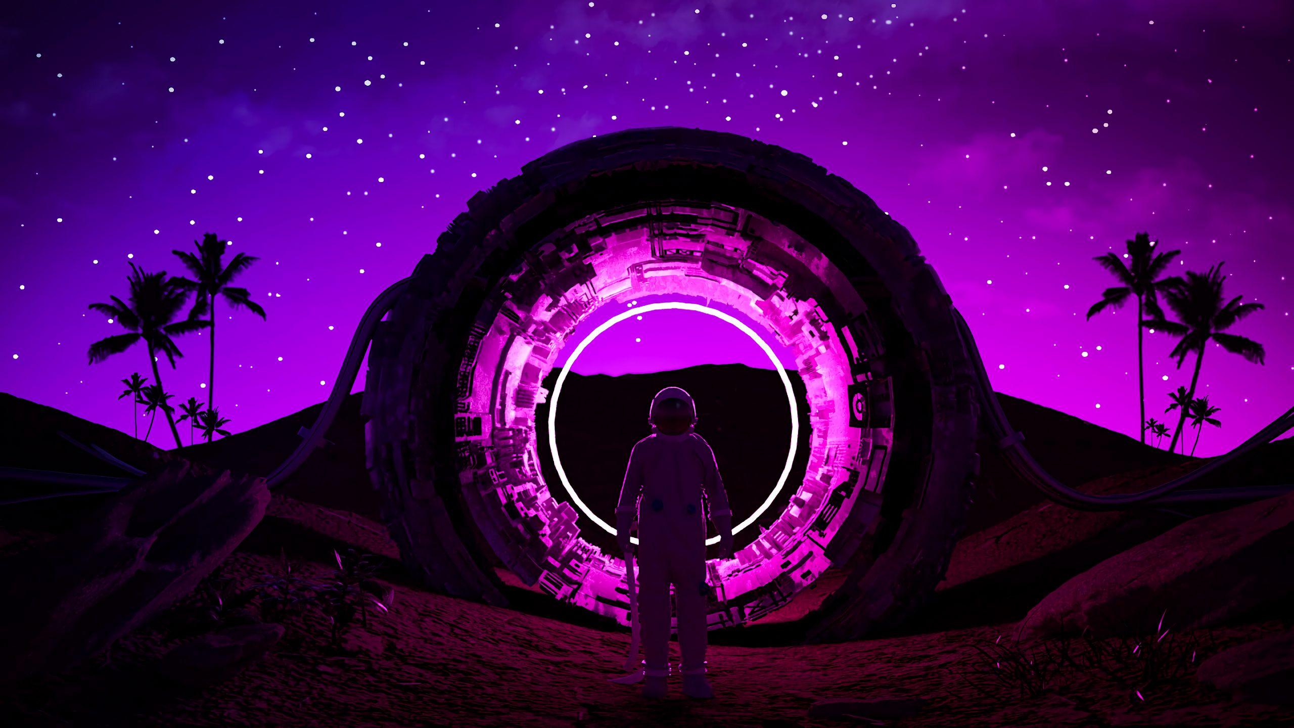 2560x1440 Download wallpaper 2560x1440 astronaut