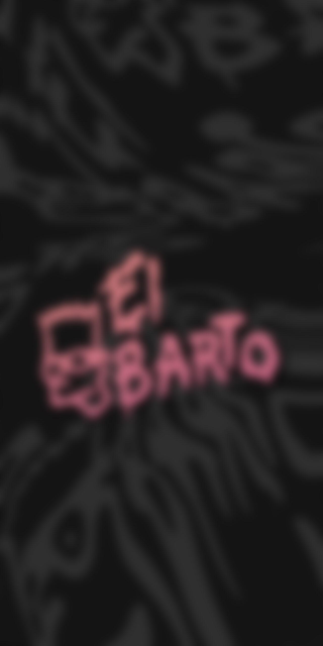 1280x2560 Black Background with Bart Simpson's Tag Wallpaper El Barto