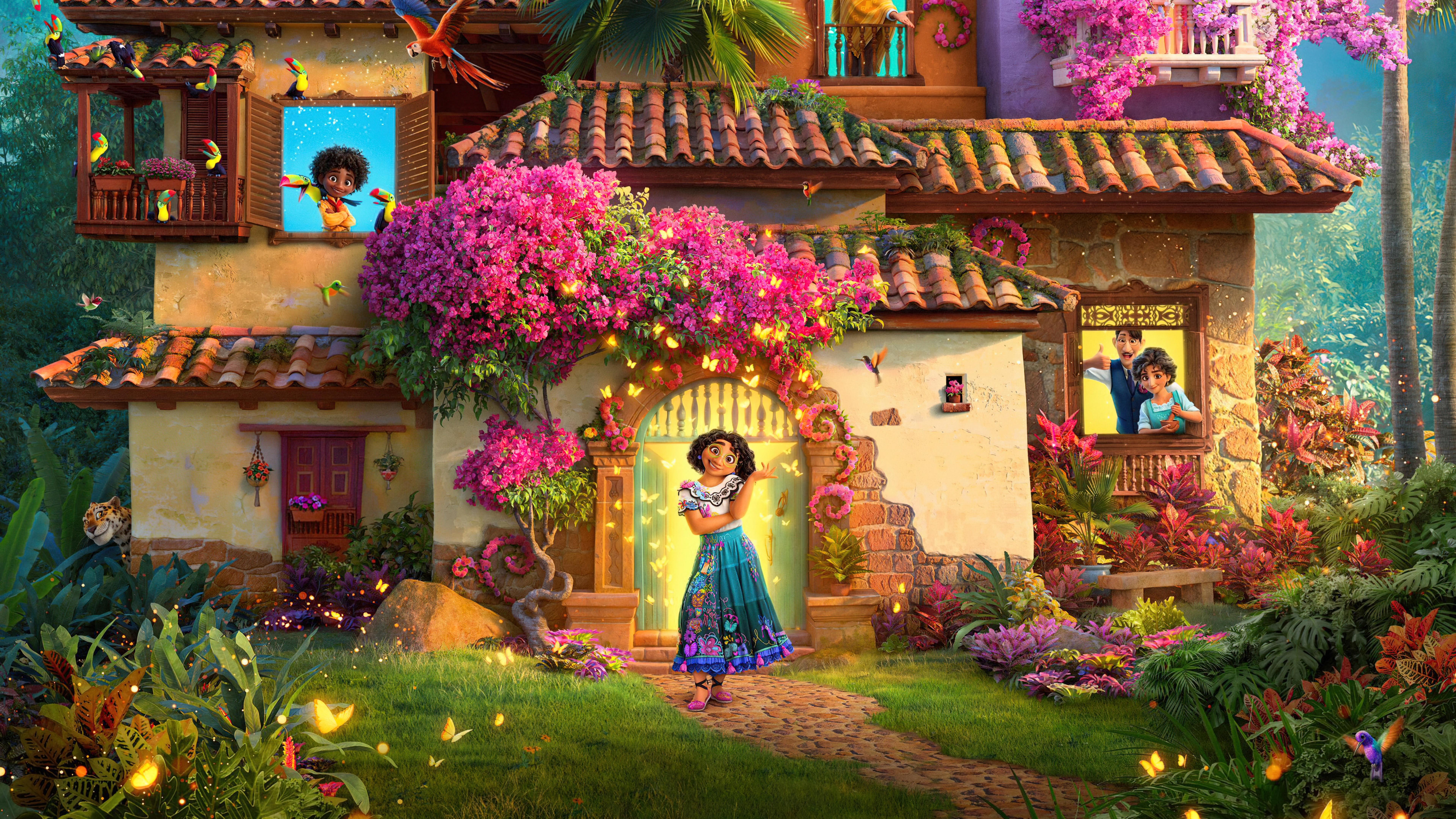 7680x4320 Encanto Wallpaper 4K, 2021 Movies, Disney, Animation, Mirabel Madrigal, Movies