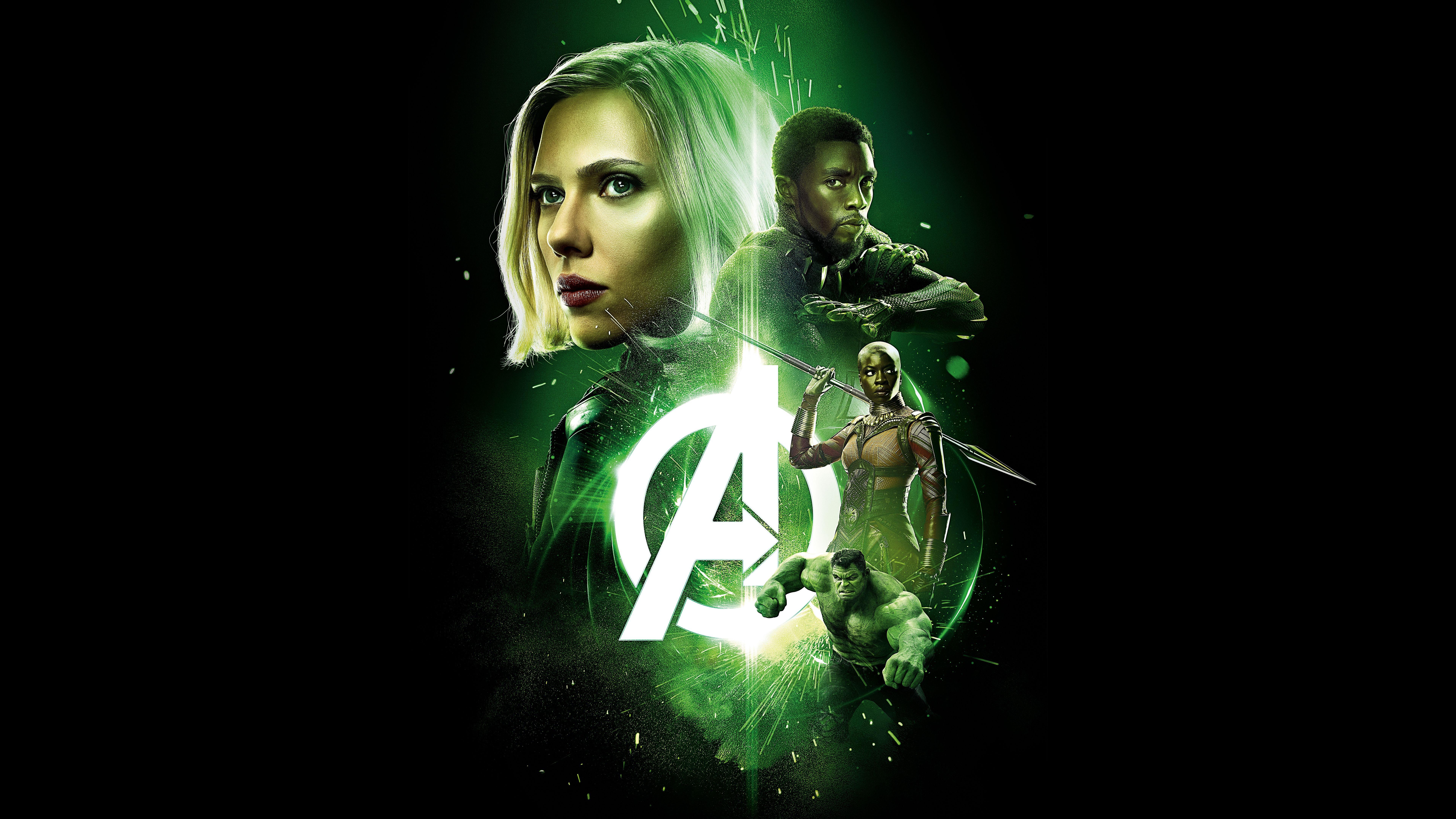 7680x4320 Wallpaper Avengers: Infinity War, Scarlett Johansson, Mark Ruffalo