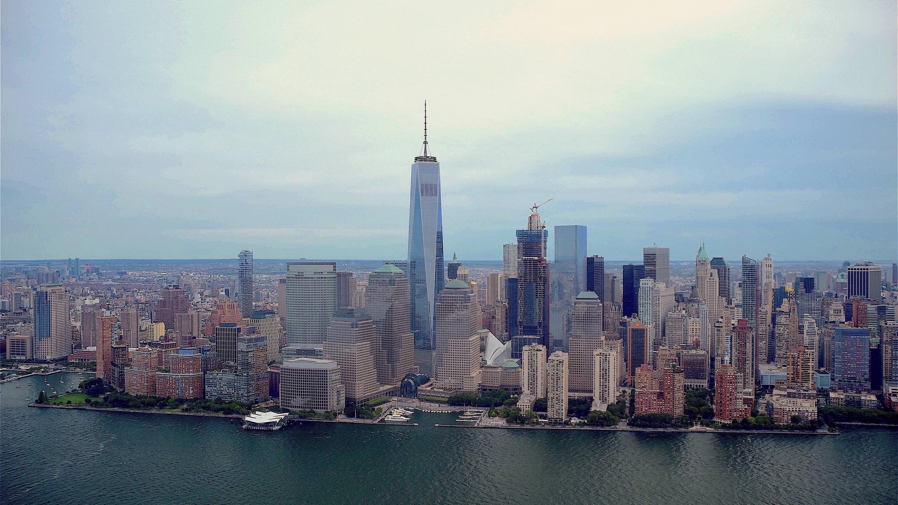 3072x1728 new york, manhattan, skyline 4K Wallpaper, HD City 4K Wallpaper, Image, Photo and Background