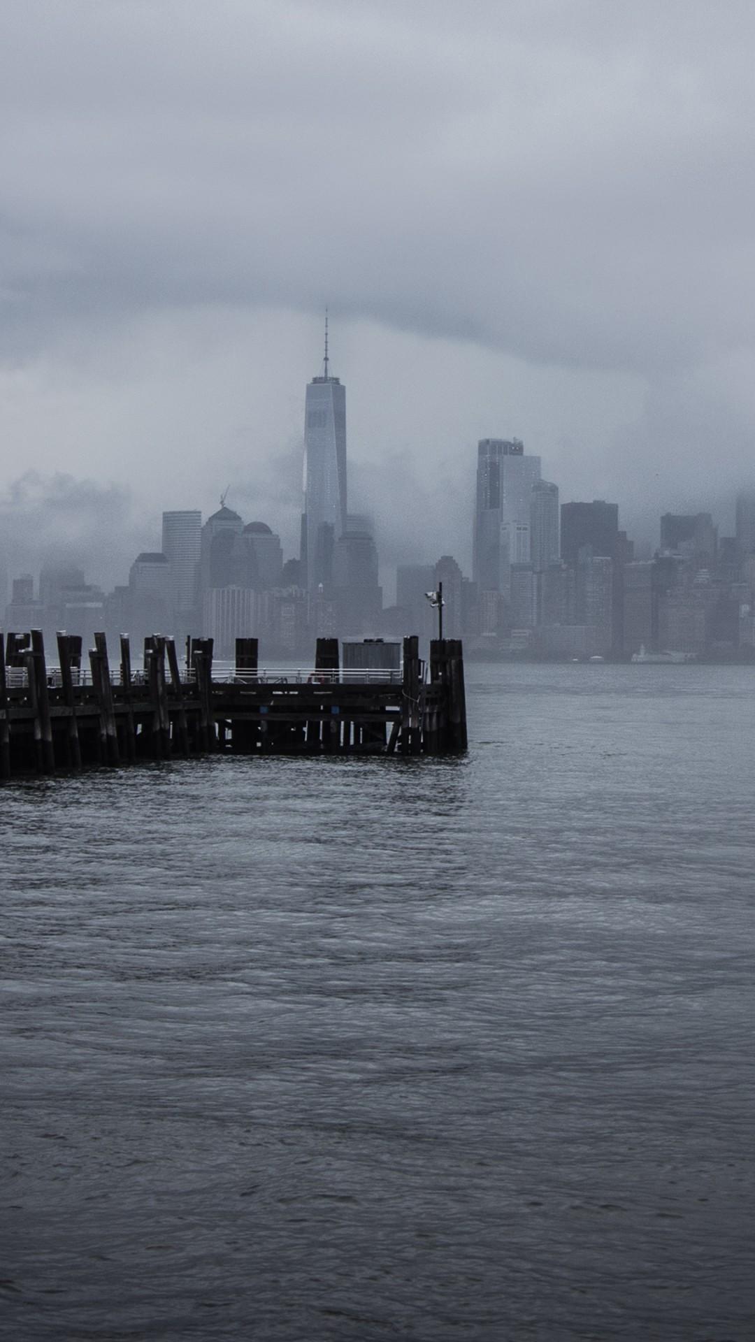 1080x1920 Wallpaper New York City, USA, pier, 4K, Architecture