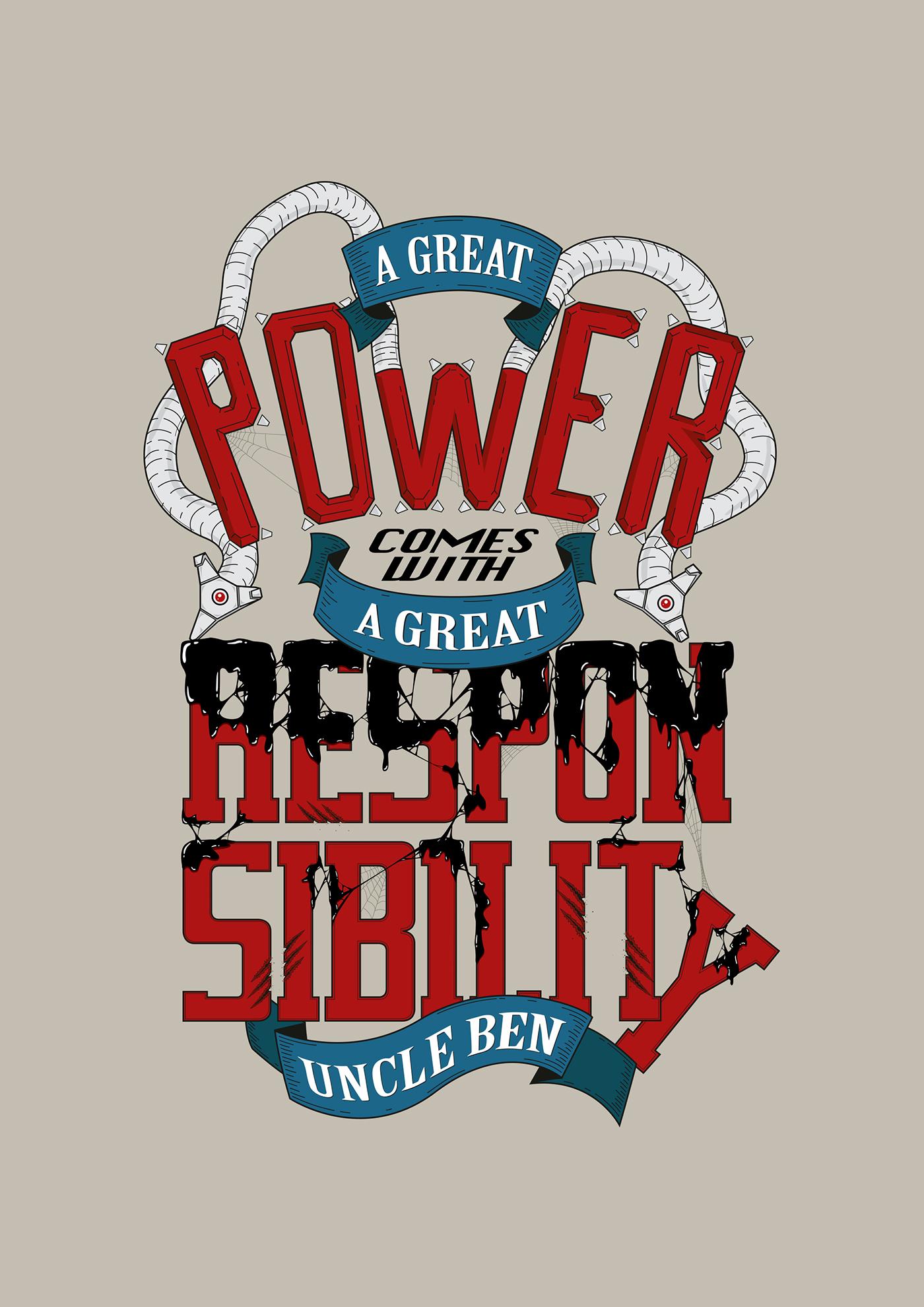 1400x1980 A GREAT POWER COMES WITH A GREAT RESPONSIBILITY - Behance