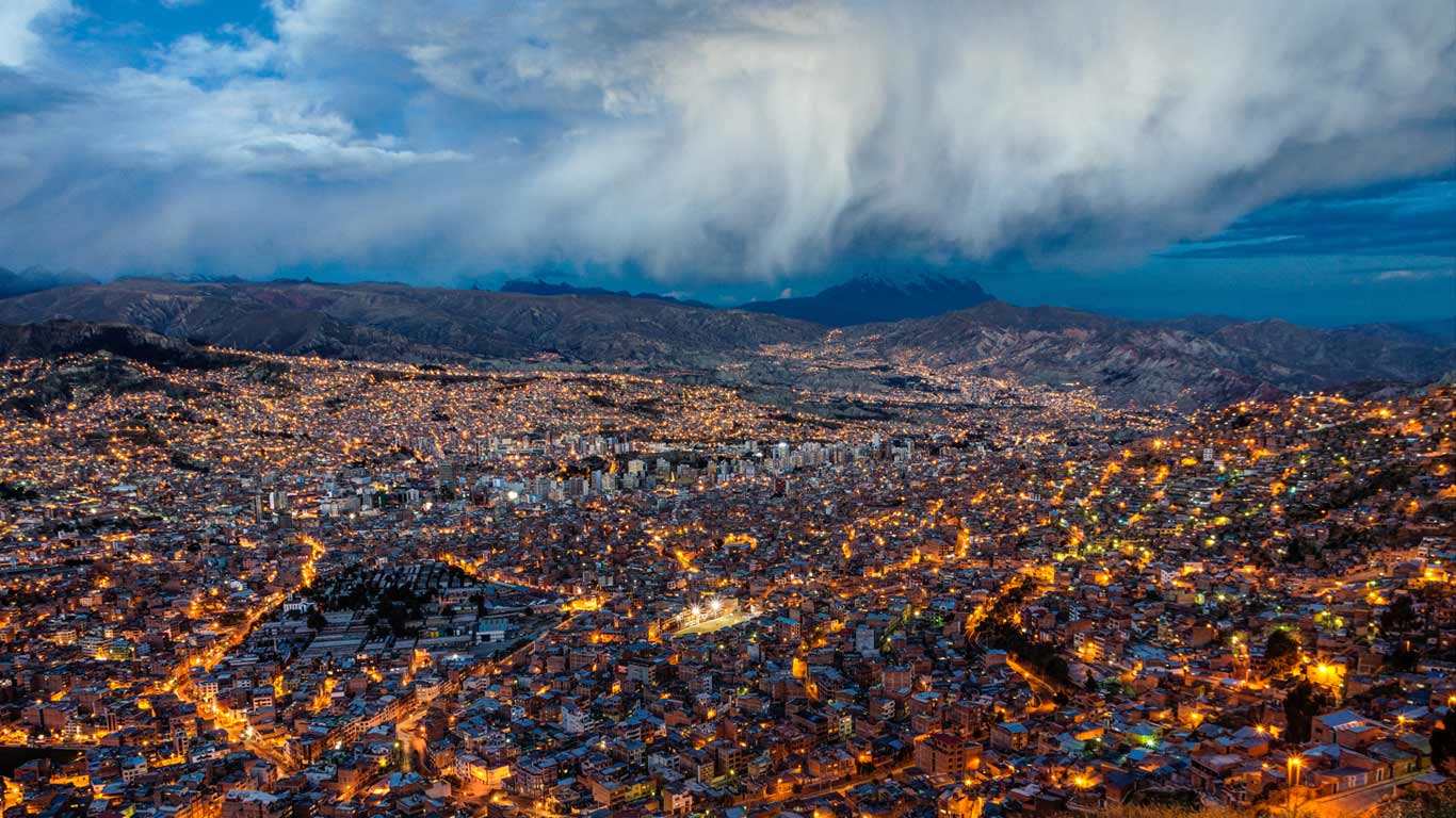 1366x768 La Paz, Bolivia