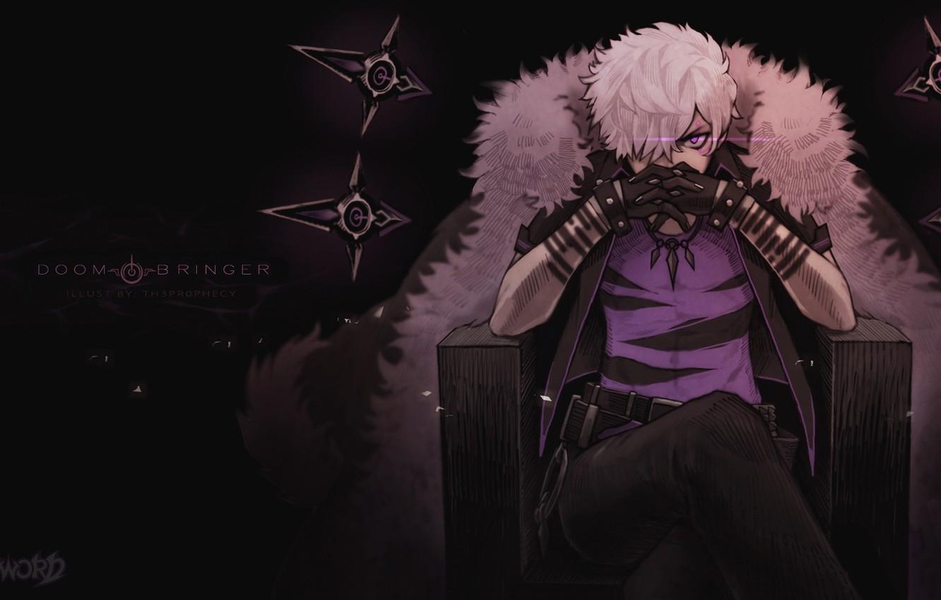 1332x850 Wallpaper look, background, guy, Elsword image for desktop, section сёнэн