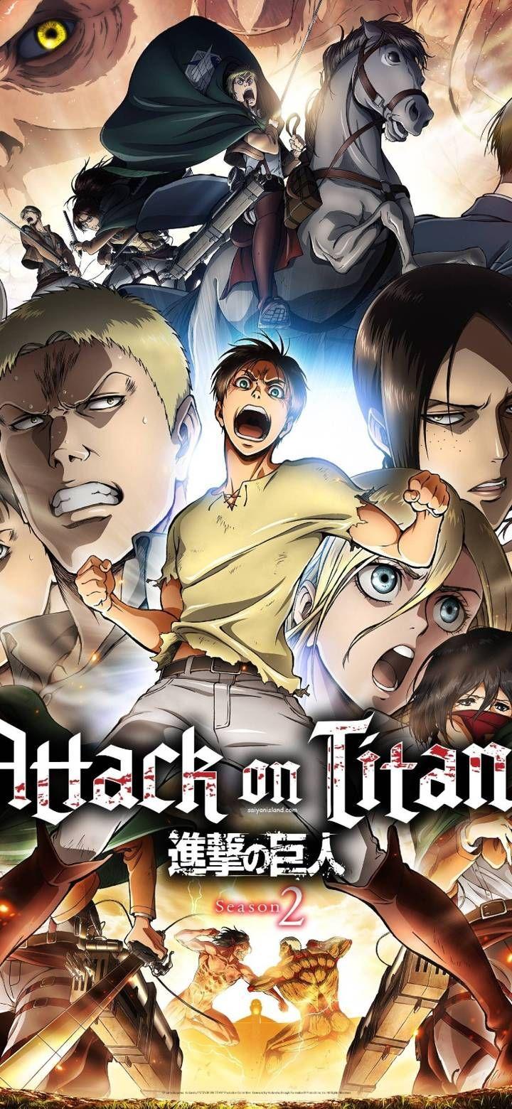 720x1560 Attack On Titan Season 2 Wallpaper