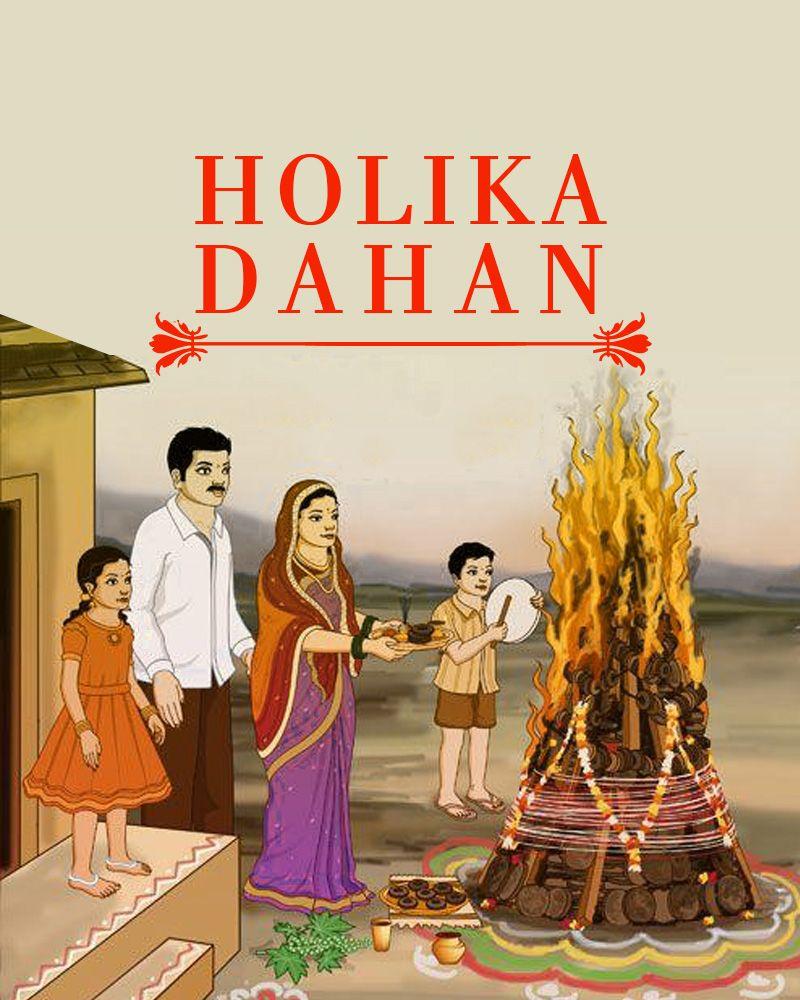 800x1000 We wish you Happy Holika Dahan #khannajewels #HolikaDahan #Holi. Happy holi, Festival image, God picture