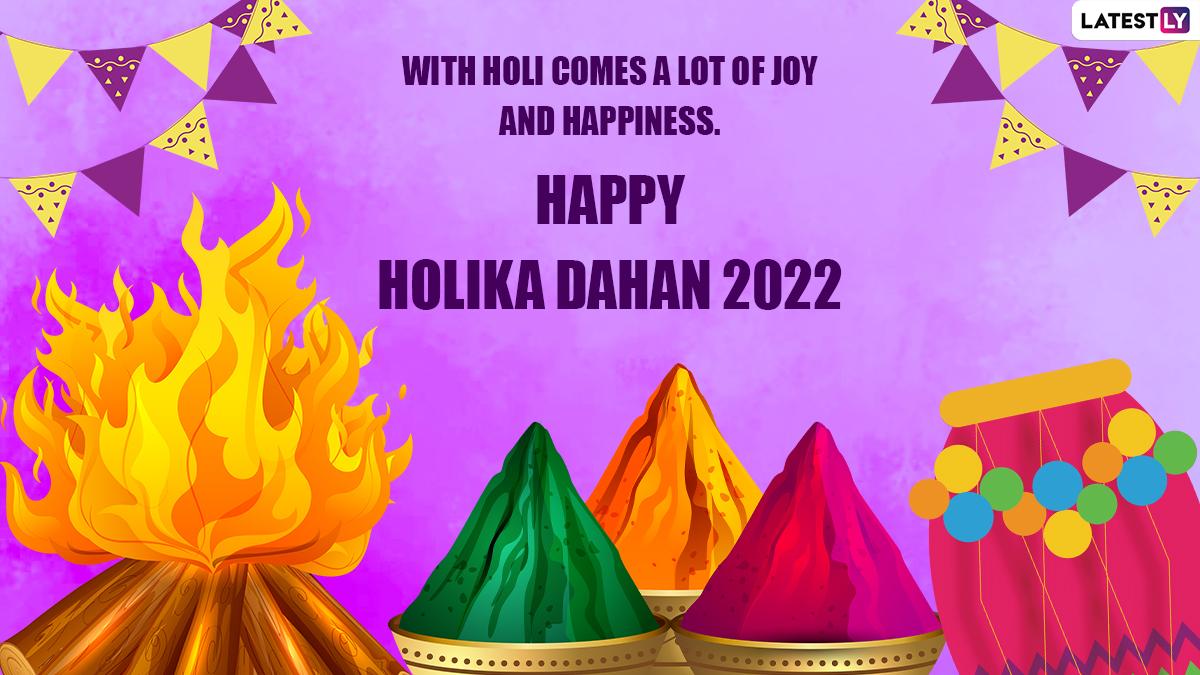 1200x675 Holika Dahan HD Photo & Choti Holi 2022 Wallpaper: Wish Happy Holi With WhatsApp Messages, Facebook Status, GIF Greetings, SMS and Quotes to Family and Friends