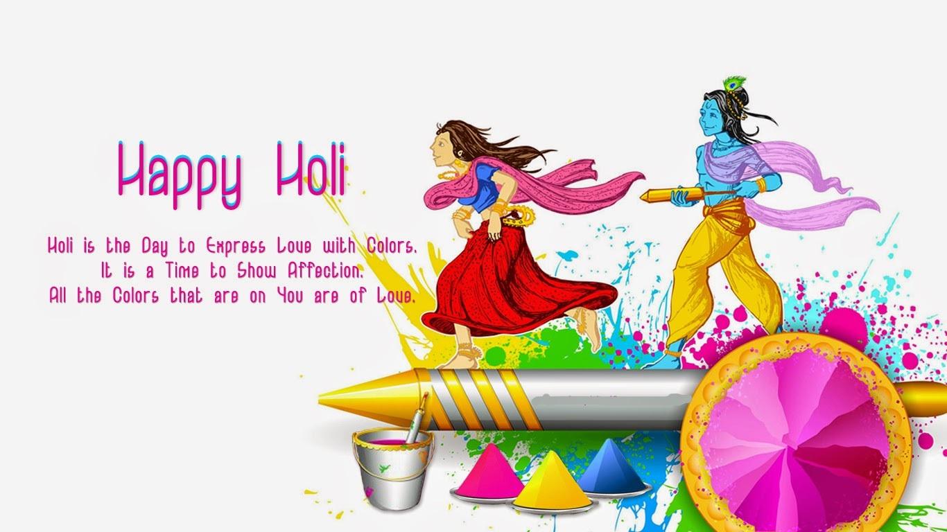 1366x768 Choti Holi Image HD Wallpaper