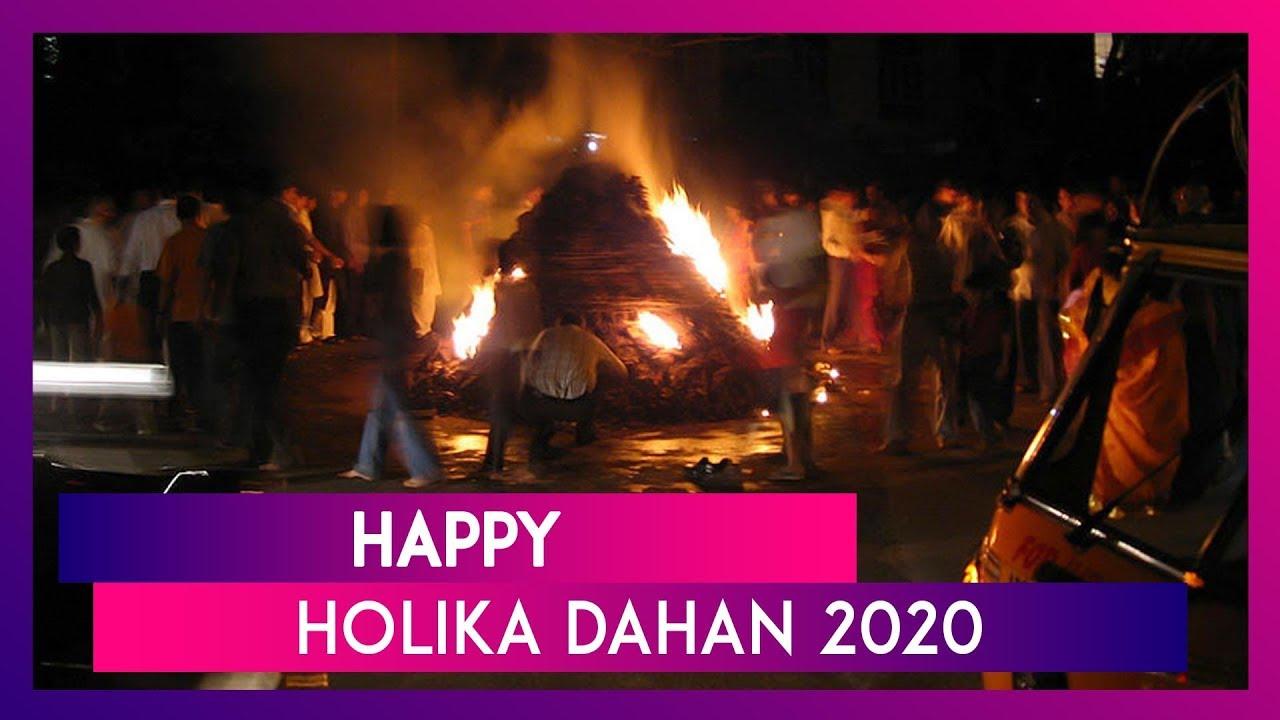 1280x720 Holika Dahan 2020 Greetings and Image: Wish Your Loved Ones With WhatsApp Messages on Choti Holi