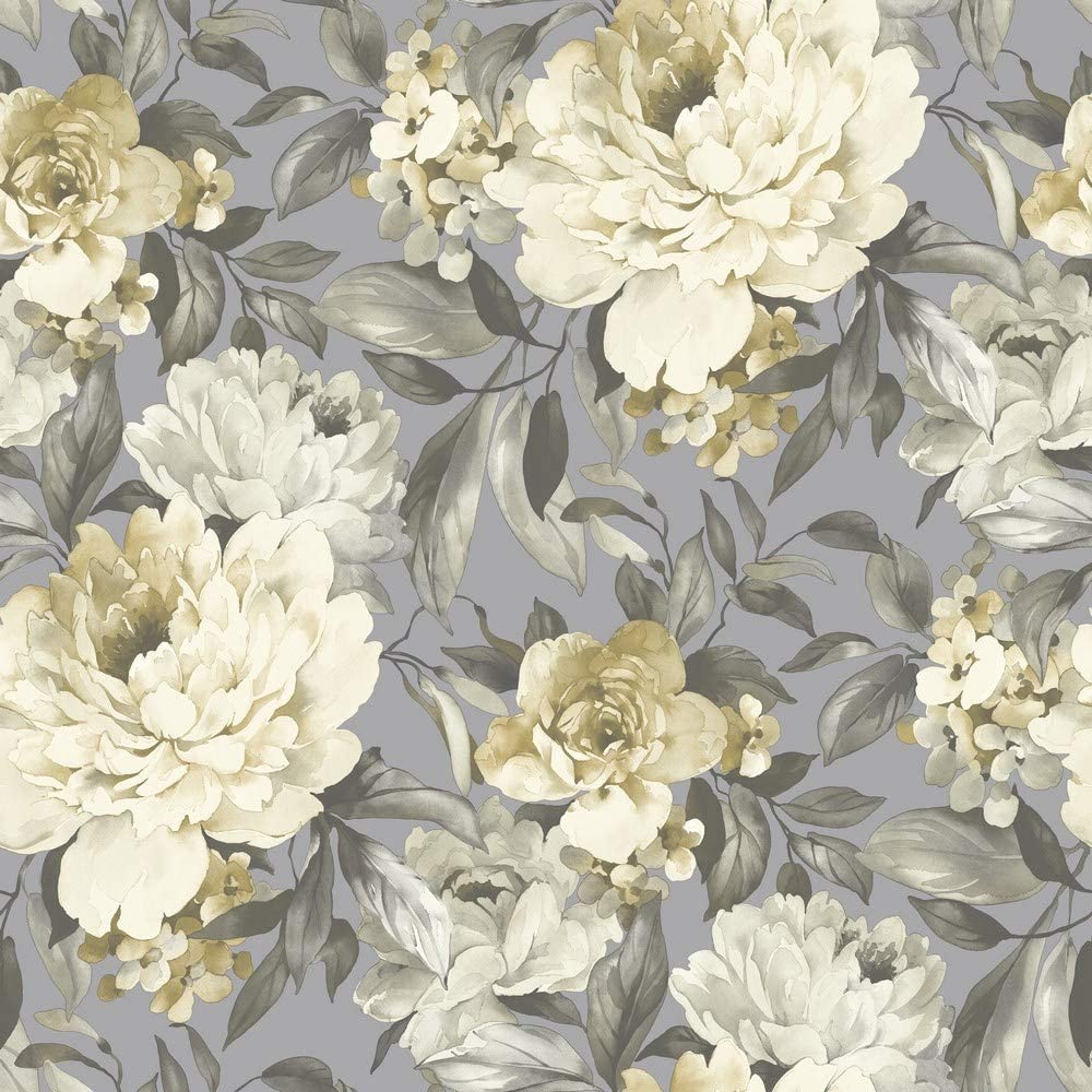1000x1000 Gardenia Glitter Wallpaper Grey Ochre Holden 36071