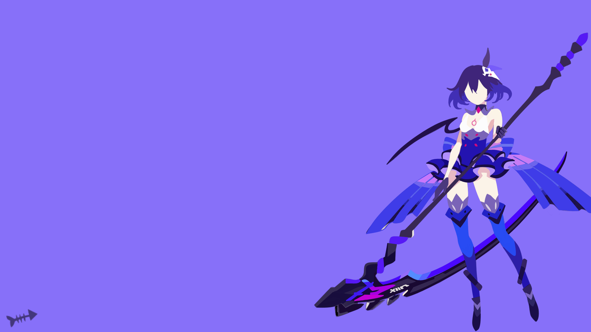 1920x1080 Seele Minimalistic Wallpaper