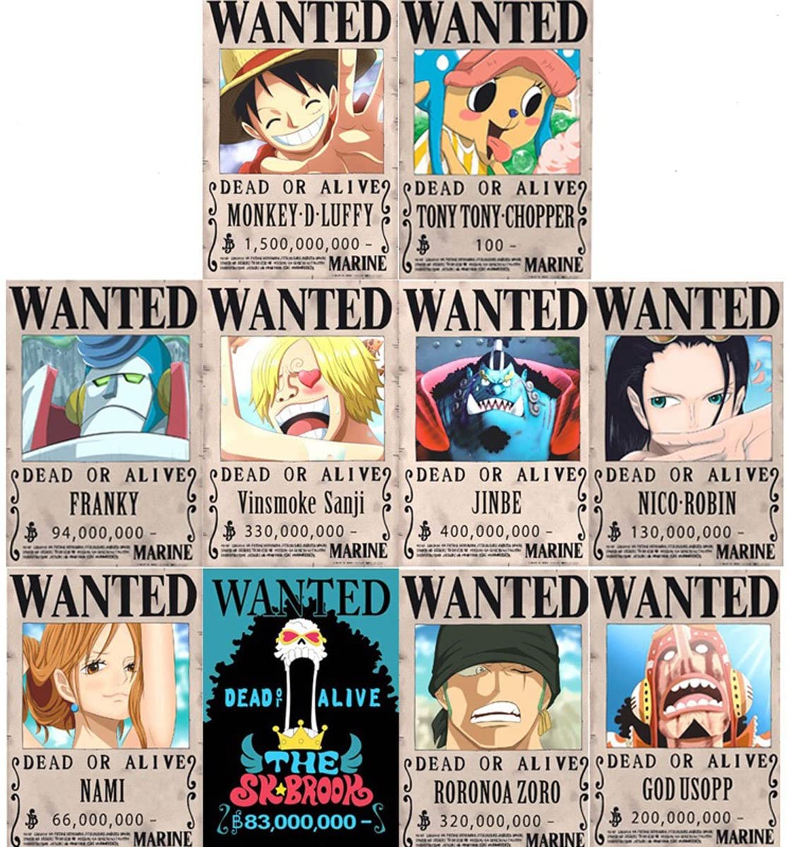 1116x1200 Take a stab at everyone's next bounty increase. What will the Straw Hat bounties be after the Wano arc?
