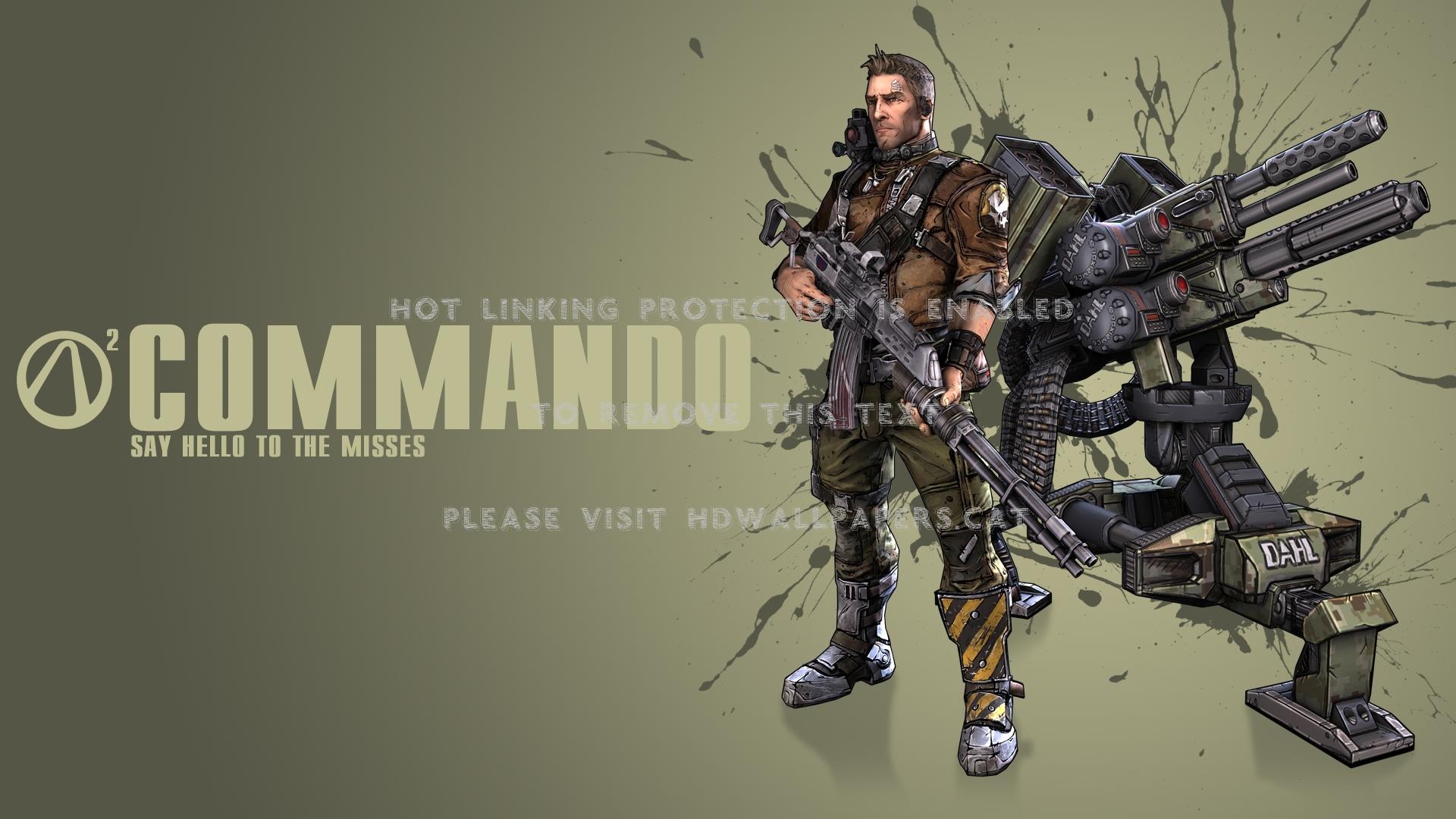 1920x1080 borderlands 2 commando turret axton games