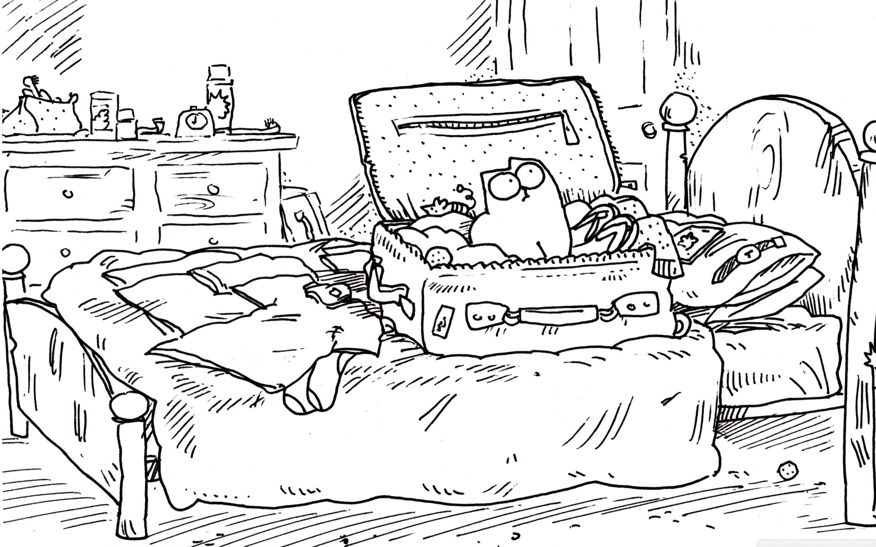 2880x1800 Simon's Cat Ultra HD Desktop Background Wallpaper for 4K UHD TV : Tablet
