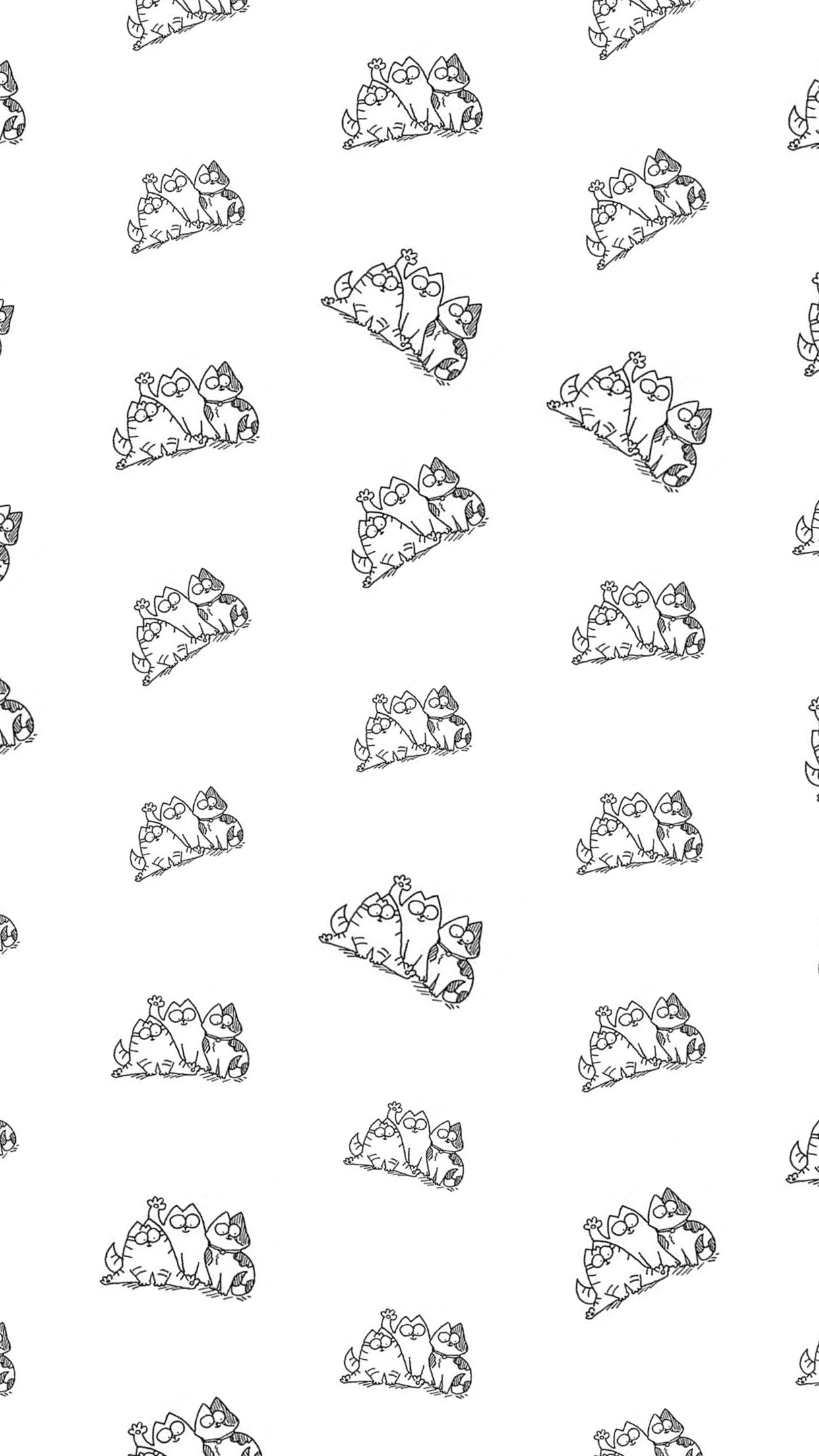 1242x2208 Simon's Cat C. Wallpaper. Journal cards, Cat theme, Phone wallpaper
