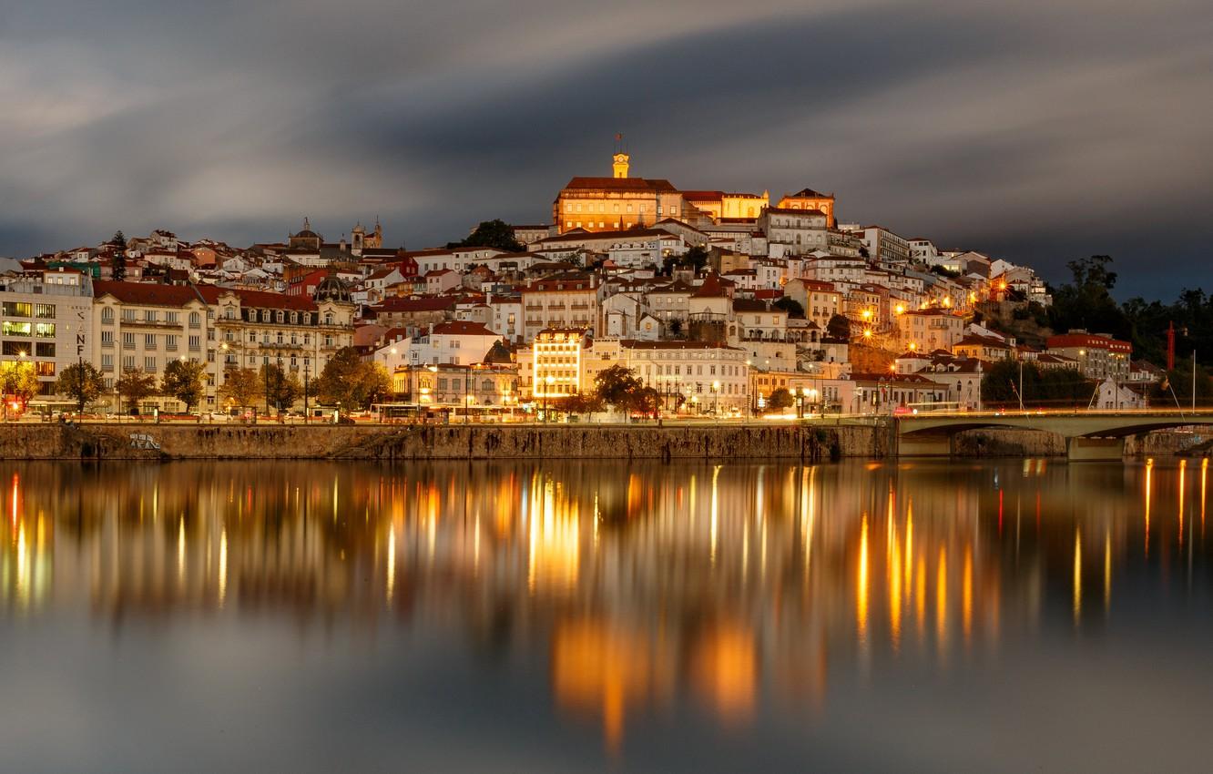 1332x850 Wallpaper bridge, river, building, home, Portugal, Portugal, Coimbra, Coimbra, Mondego River, Река Монтегу image for desktop, section город