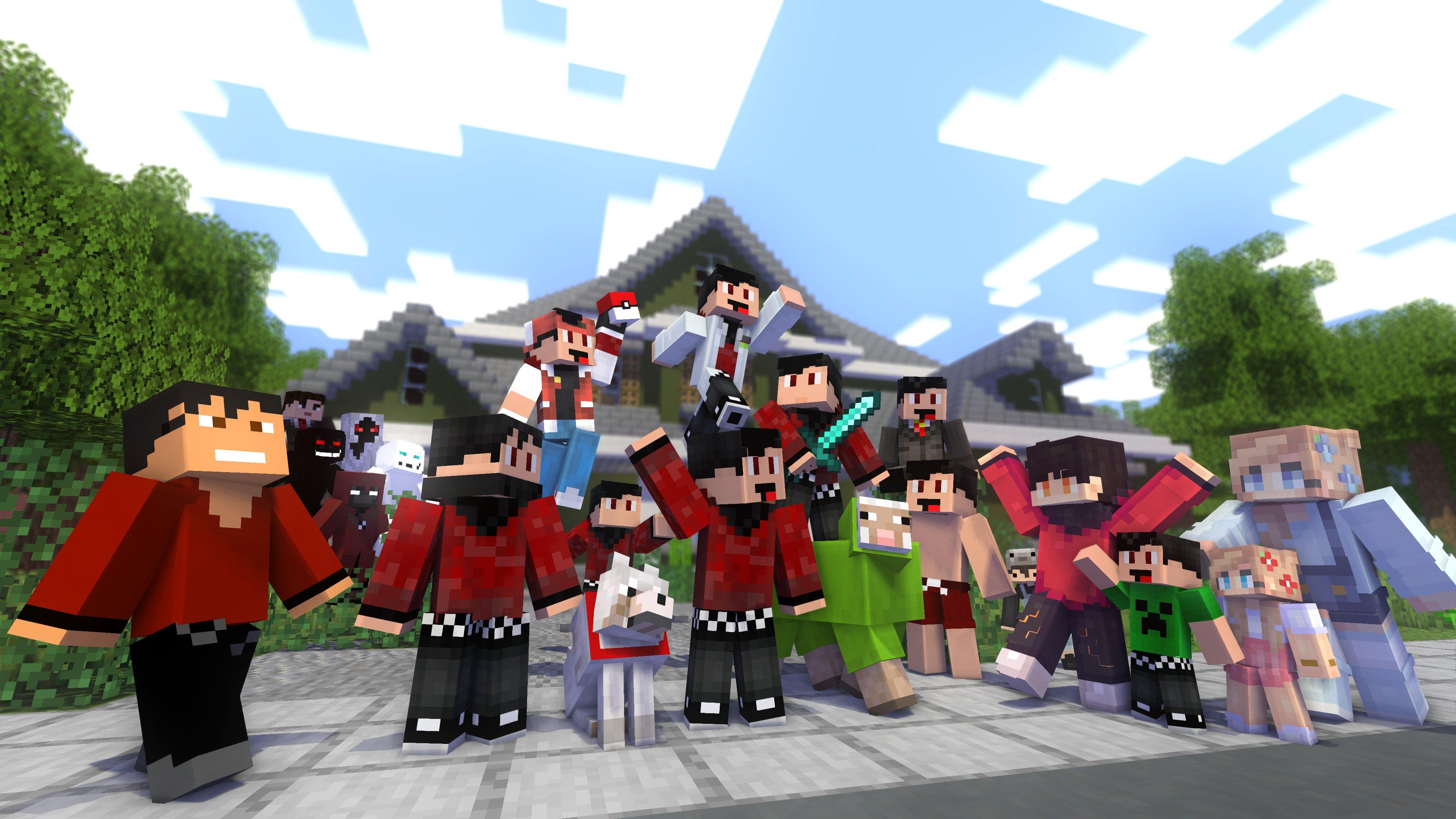 3840x2160 RageElixir talented friend made a render of all my different skins! like and retweet to show some support