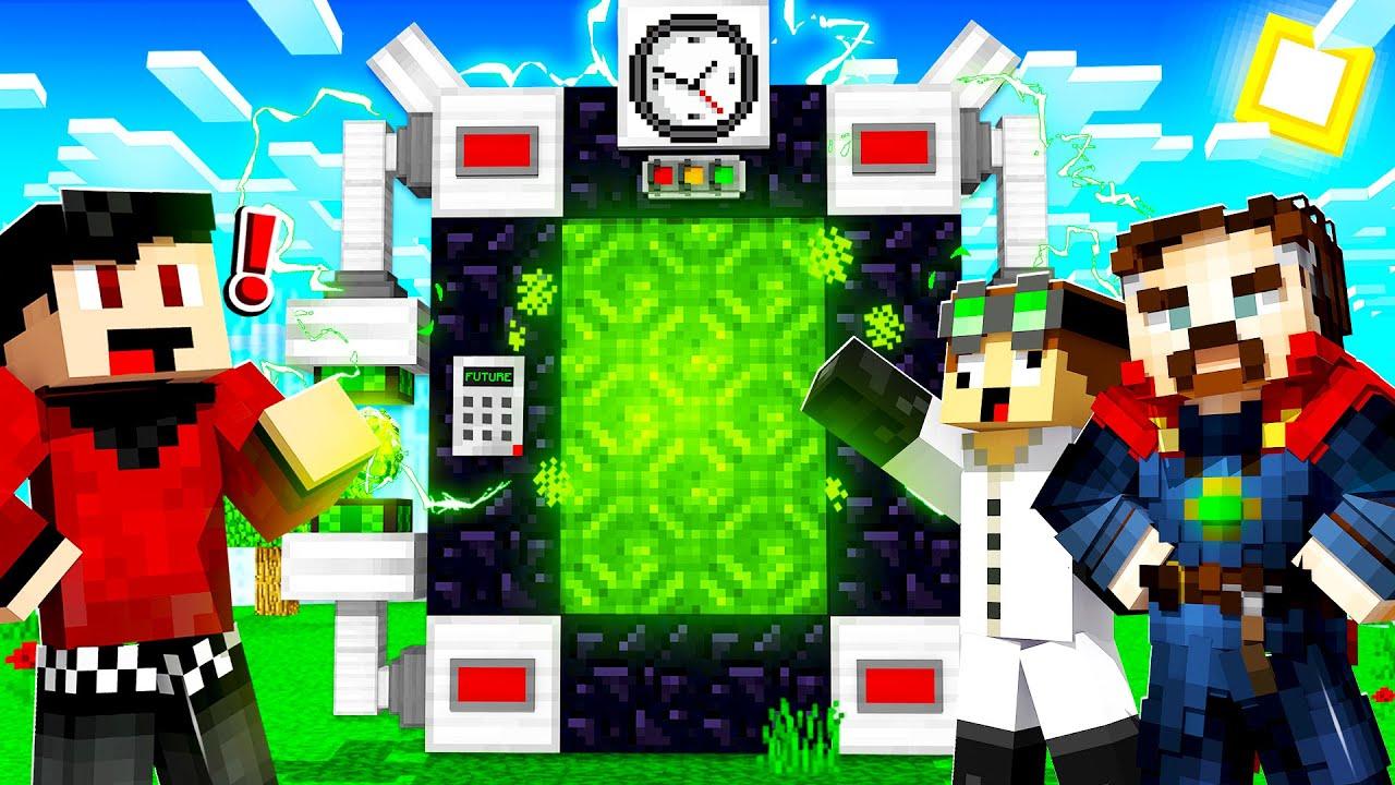 1280x720 CREATING A TIME MACHINE IN MINECRAFT!