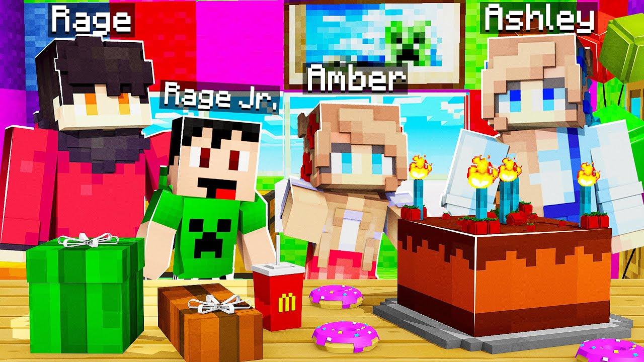 1280x720 BABY'S FIRST BIRTHDAY IN MINECRAFT!