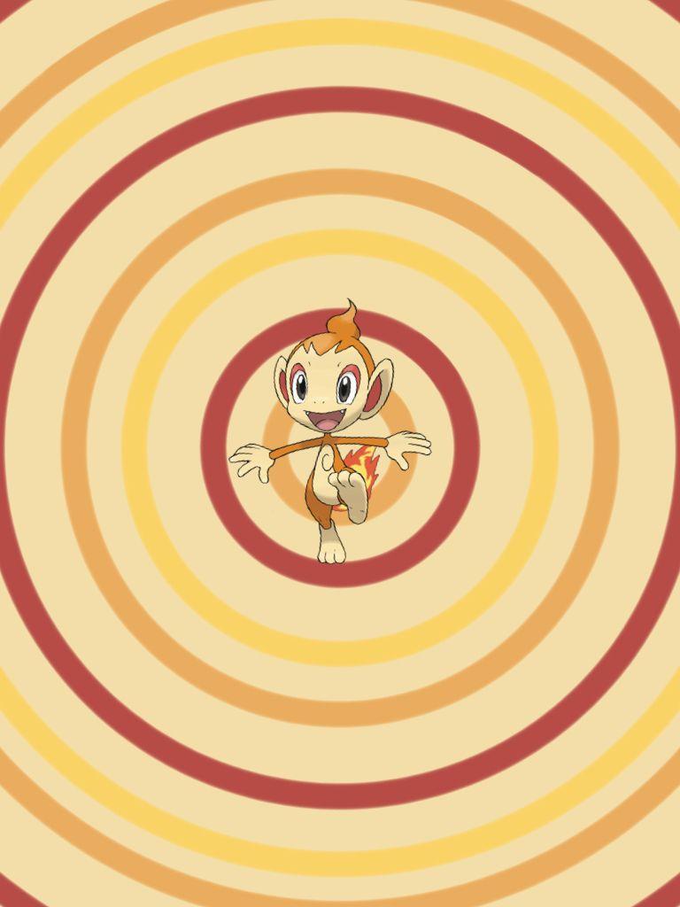 768x1024 Chimchar Wallpaper