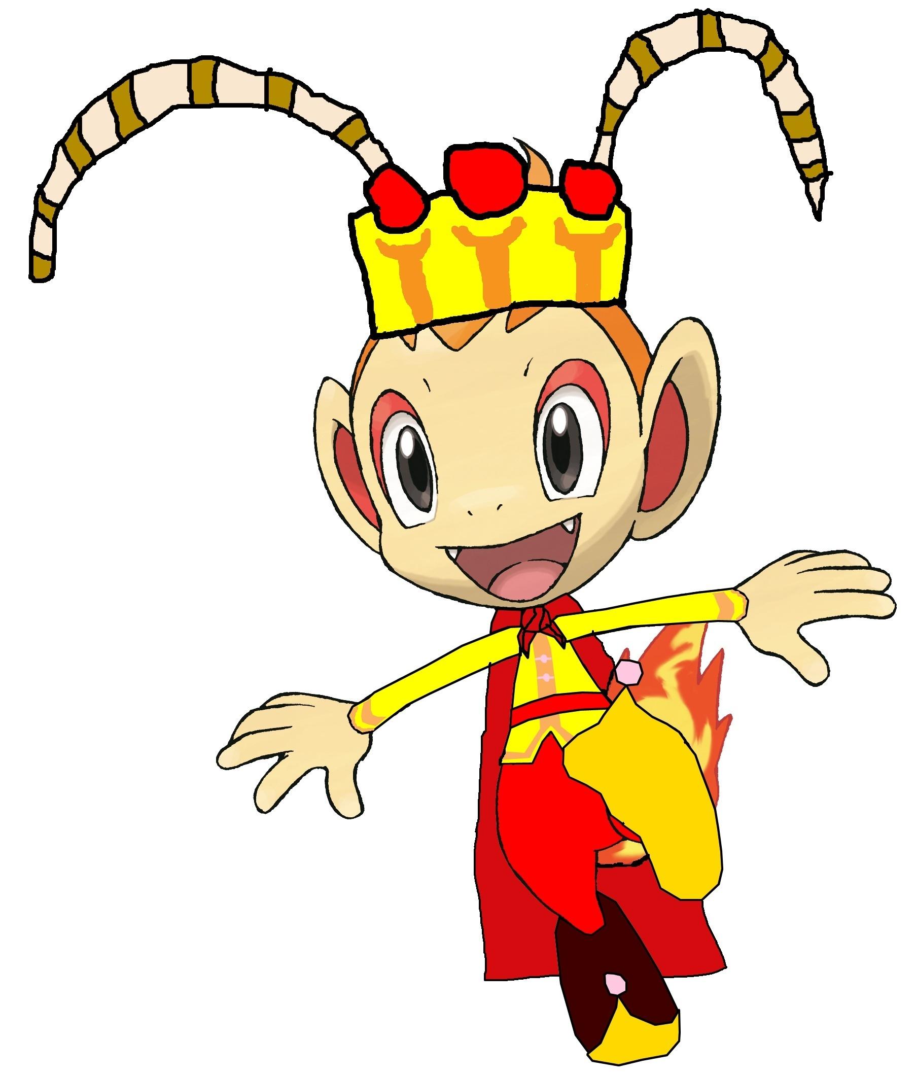 1804x2119 King Chimcharémon Fan Art