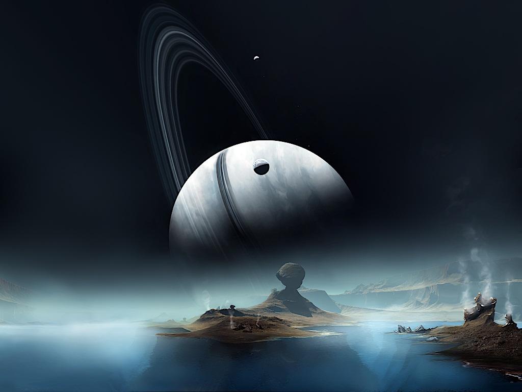 1024x768 Cool Space Background Wallpaper