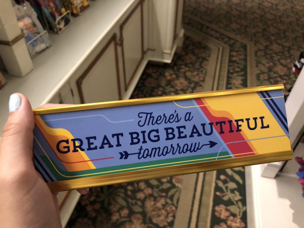 1024x768 PHOTOS: New Disney Movie, Character, and Attraction Quote Desk Plaques Arrive at Disneyland News Today