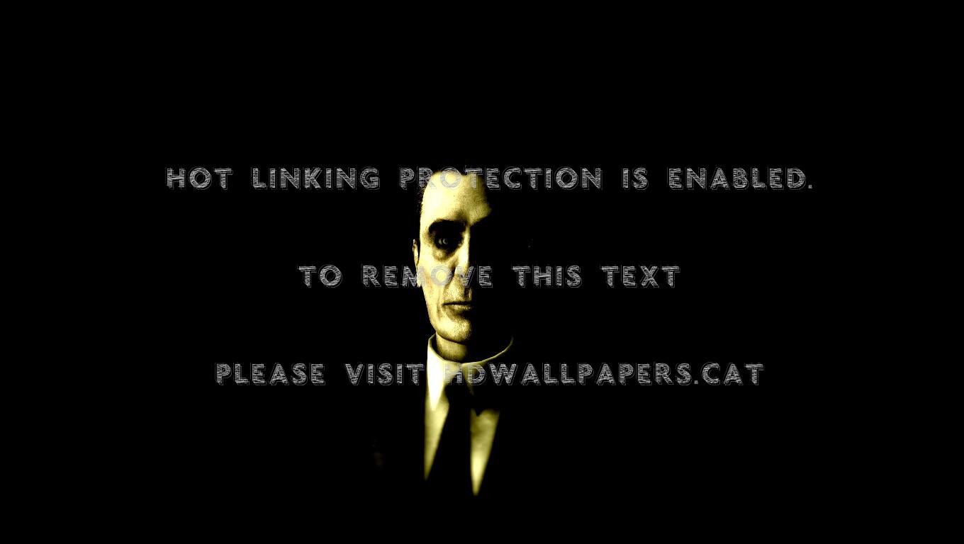 1360x768 gman wallpaper half life dark games