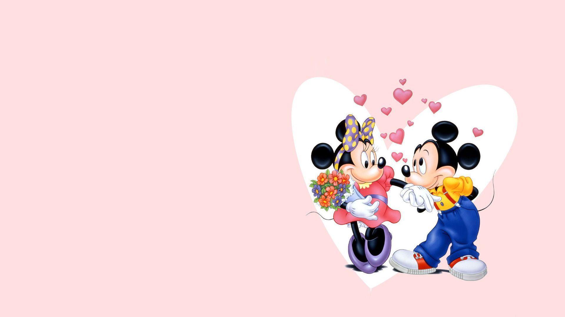 Mickey Mouse And Minnie In Love Wallpapers Top Free Mickey