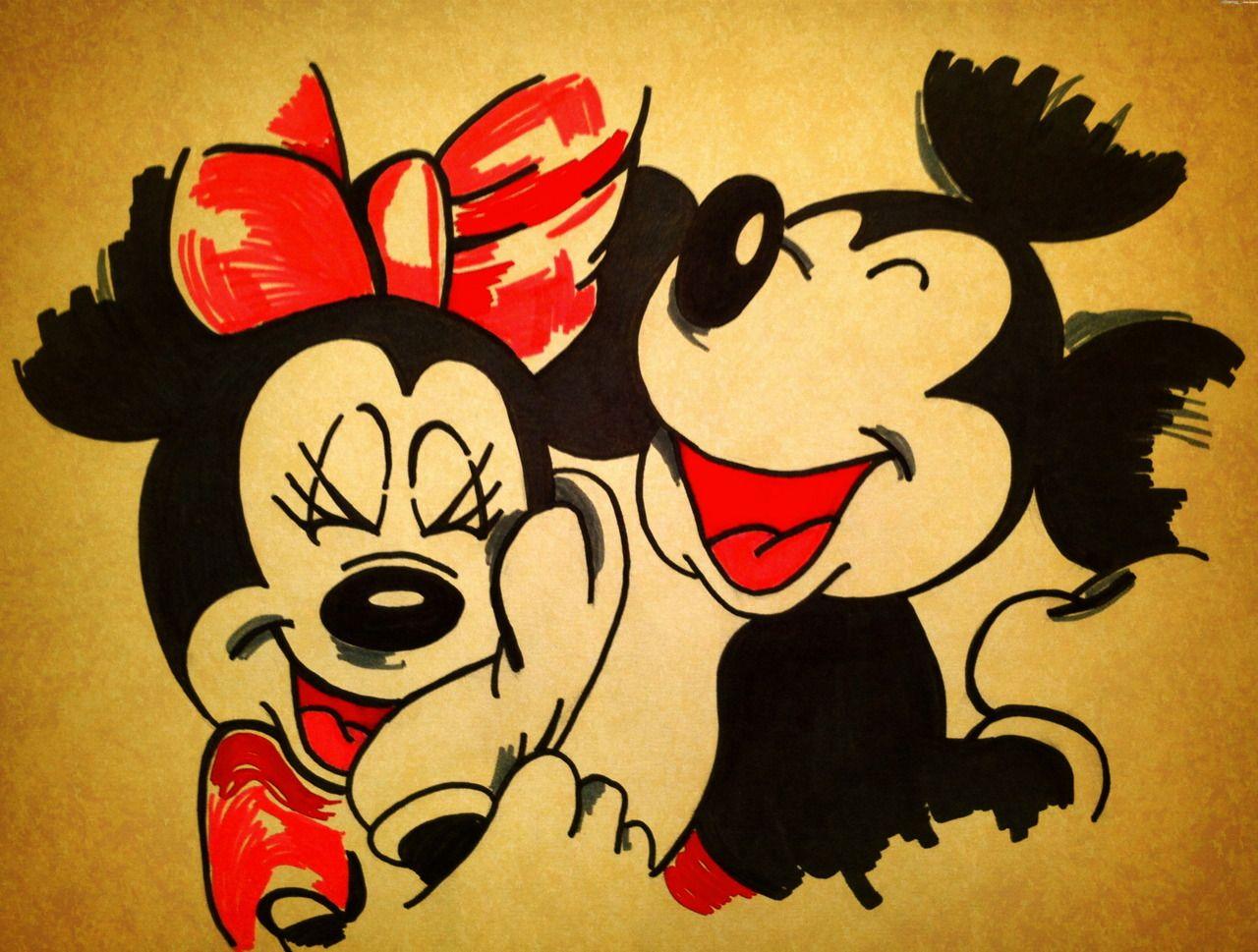 Mickey Mouse and Minnie in Love Wallpapers - Top Free Mickey Mouse and