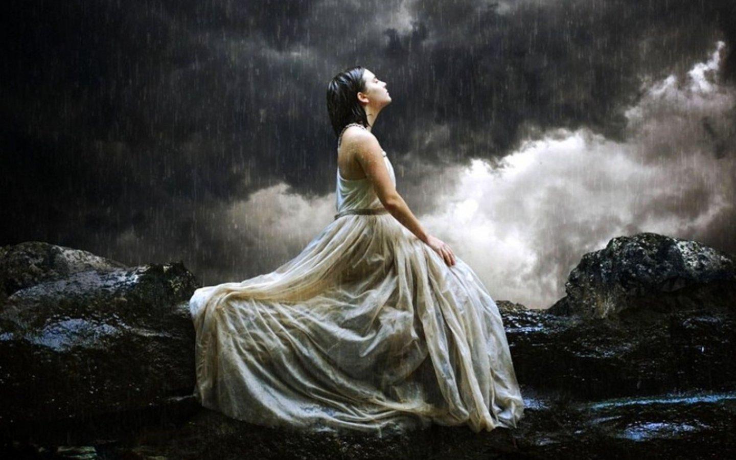 1440x900 Crying In Rain Art