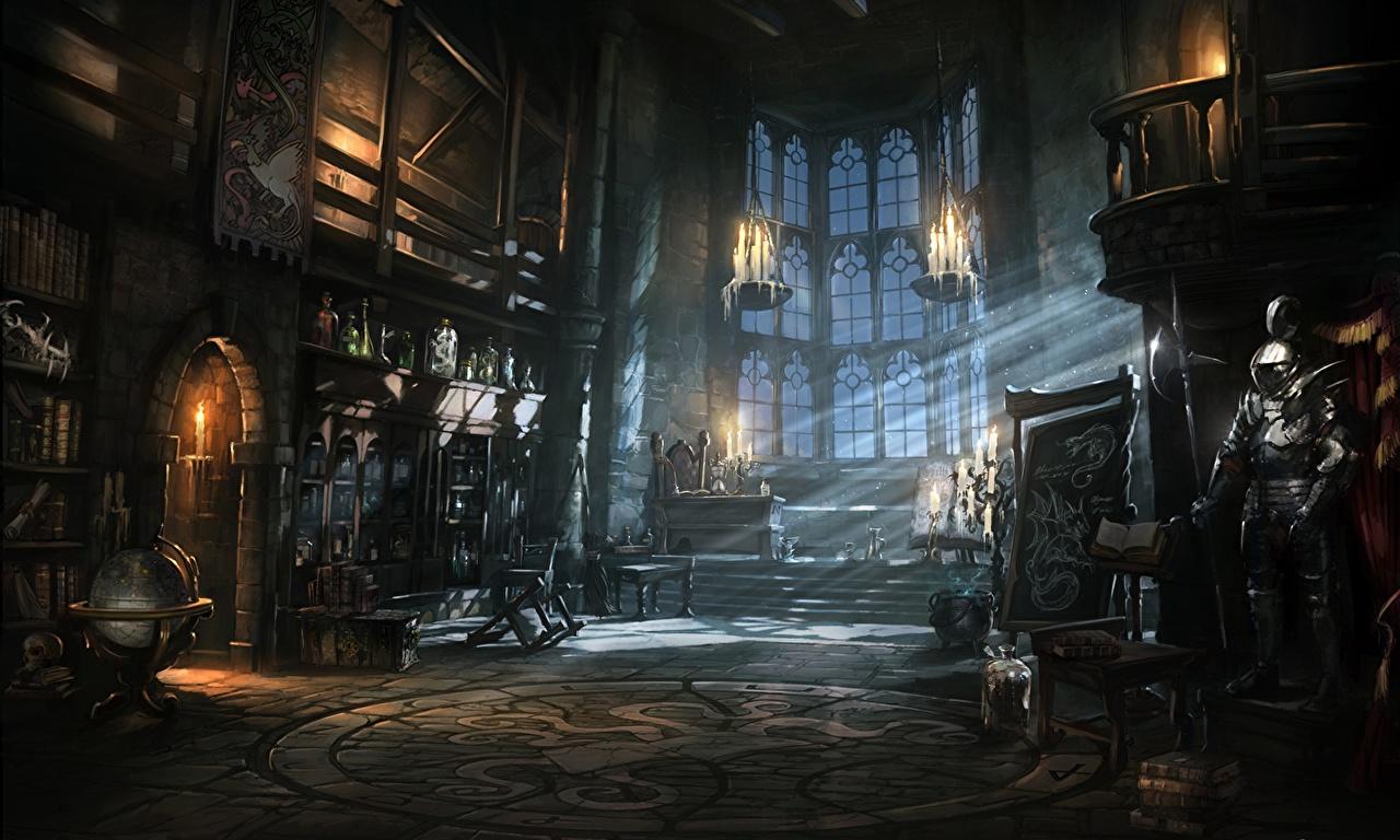 1280x768 Wizards Room Wallpaper & Background Download