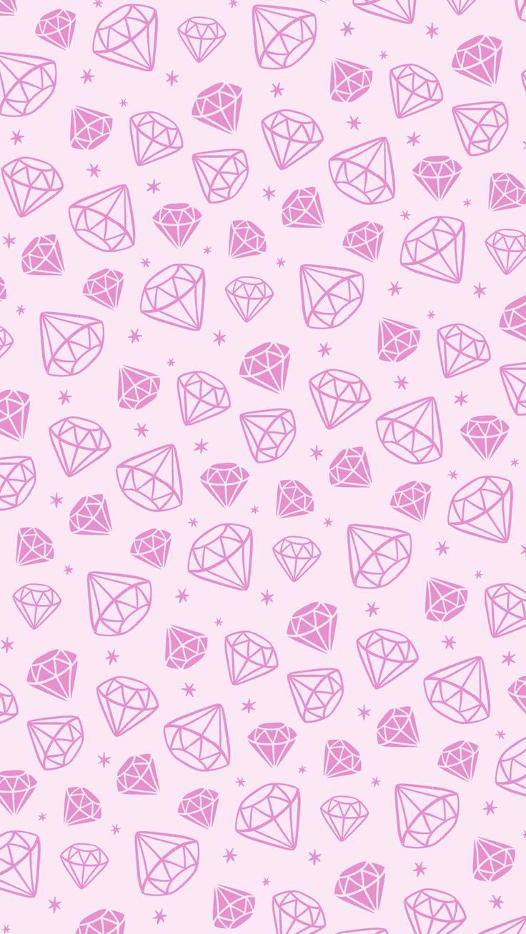 736x1308 light. pink. wallpaper. diamonds. carats. svt. fav