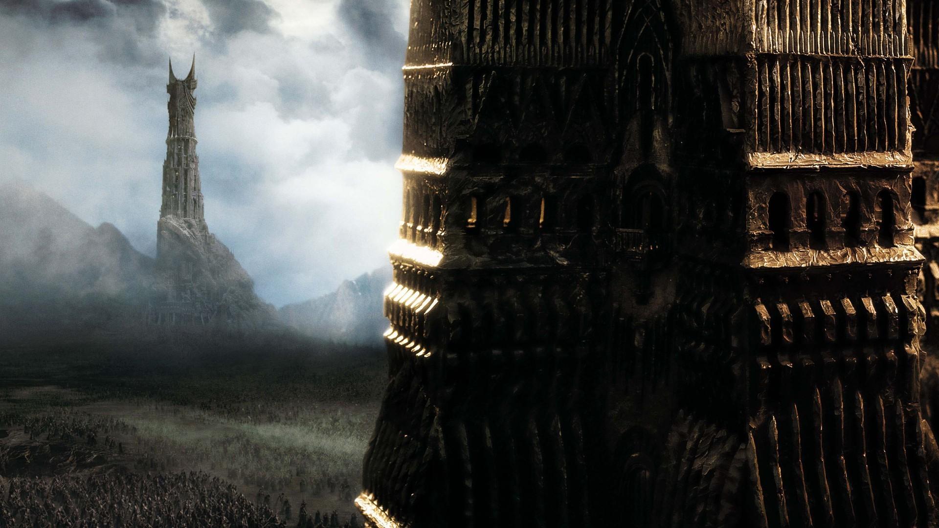 1920x1080 movies, The Lord Of The Rings, The Lord Of The Rings: The Two Towers, Orthanc, Barad dûr Wallpaper HD / Desktop and Mobile Background