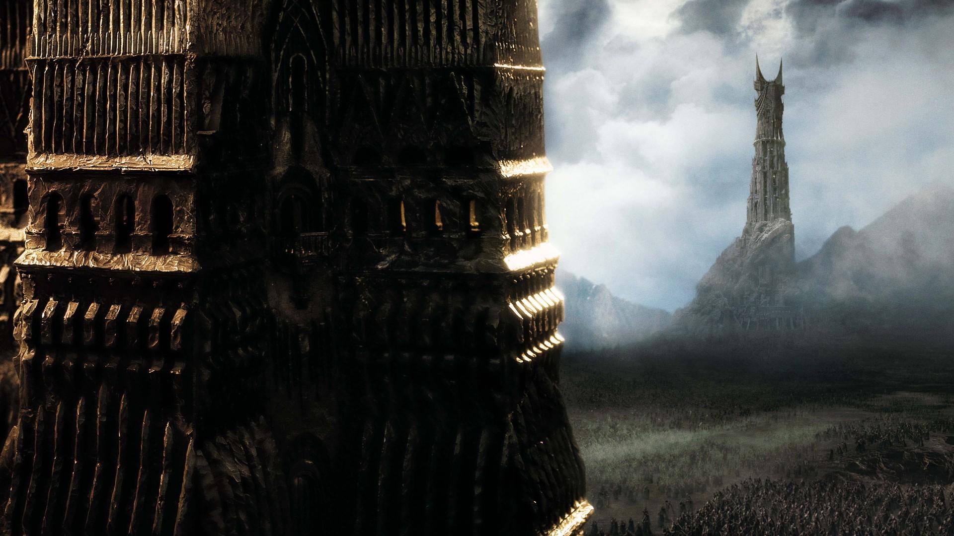 1920x1080 Movies The Lord Of The Rings The Lord Of The Rings The Two Towers Barad Dur Isengard Orthanc Wallpaper:1920x1080