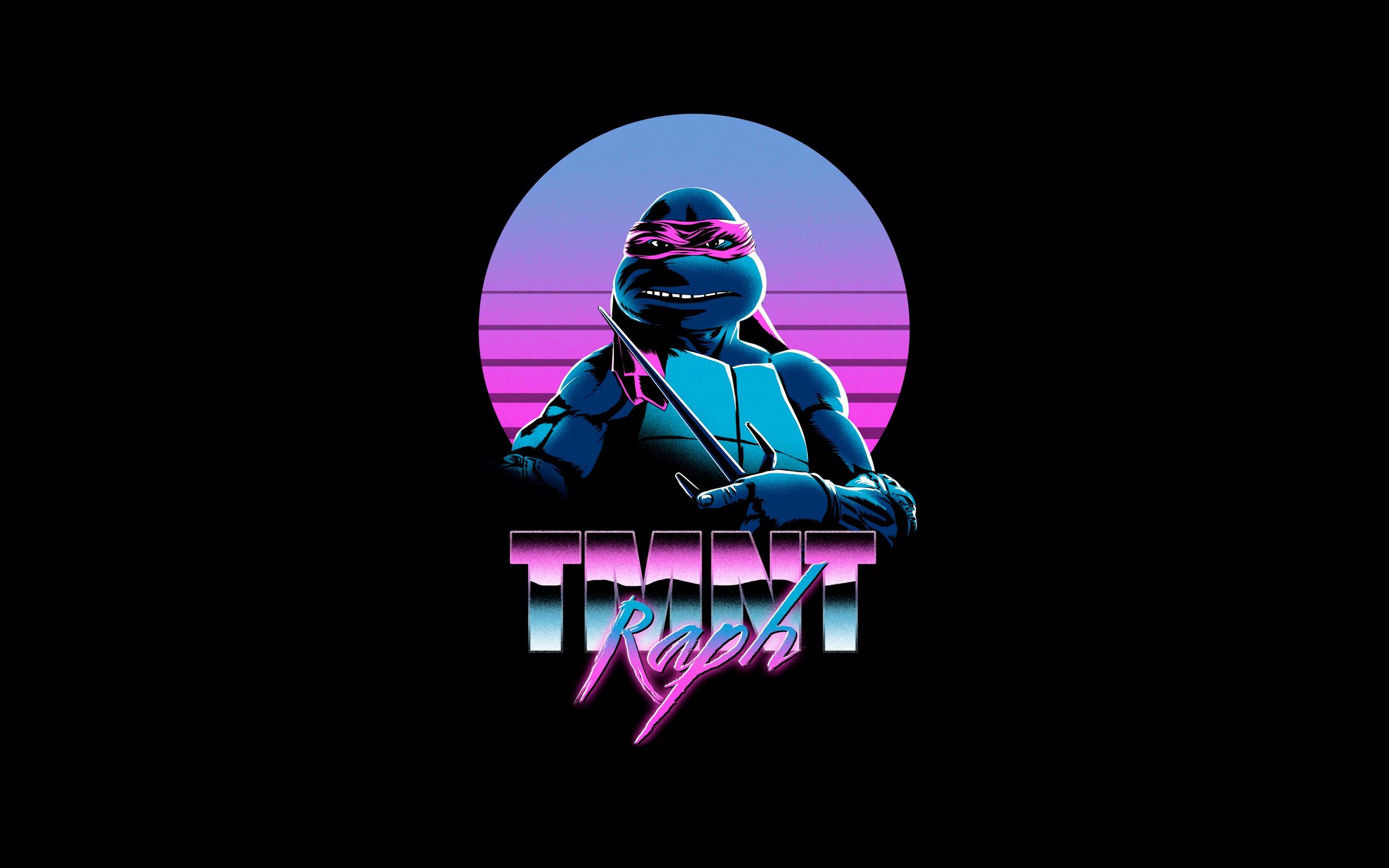 2880x1800 Raphael Wallpaper 4K, TMNT, Teenage Mutant Ninja Turtles, AMOLED, Neon, Graphics CGI