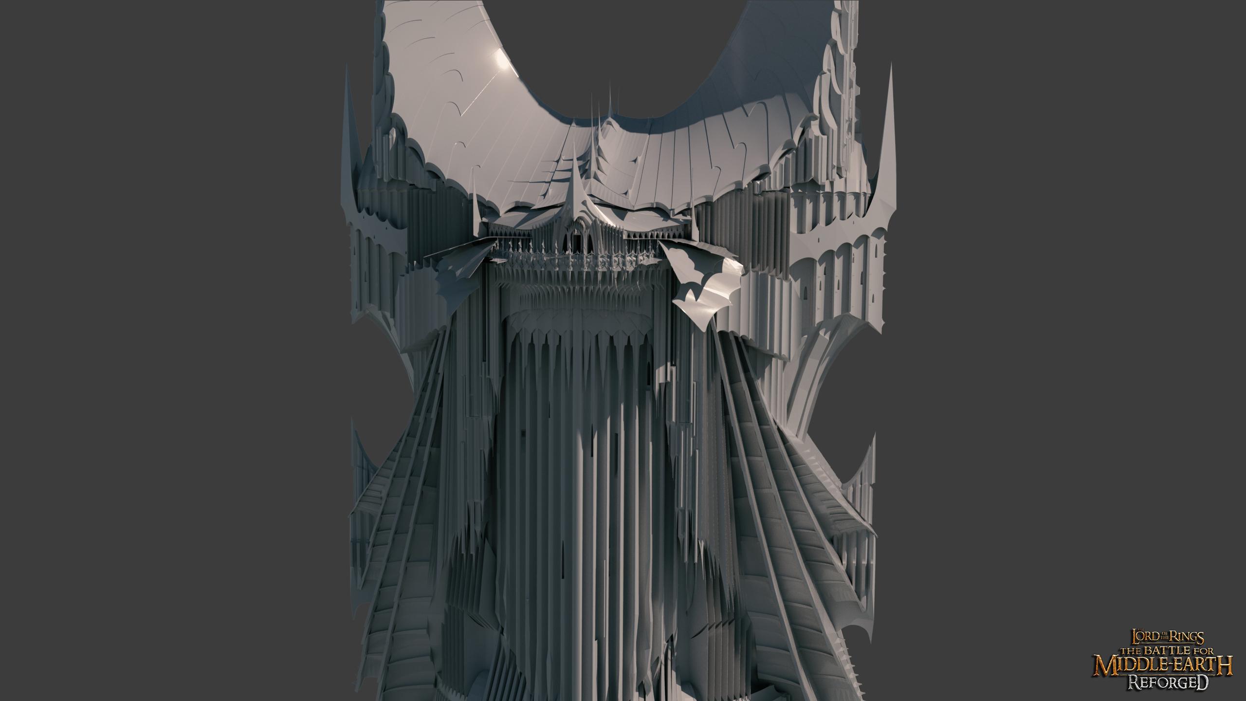 2560x1440 Barad Dur Image Battle For Middle Earth: Reforged Mod For Battle For Middle Earth