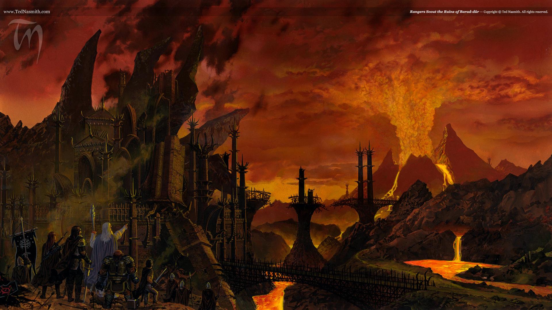 1920x1080 Rangers Scout The Ruins Of Barad Dûr