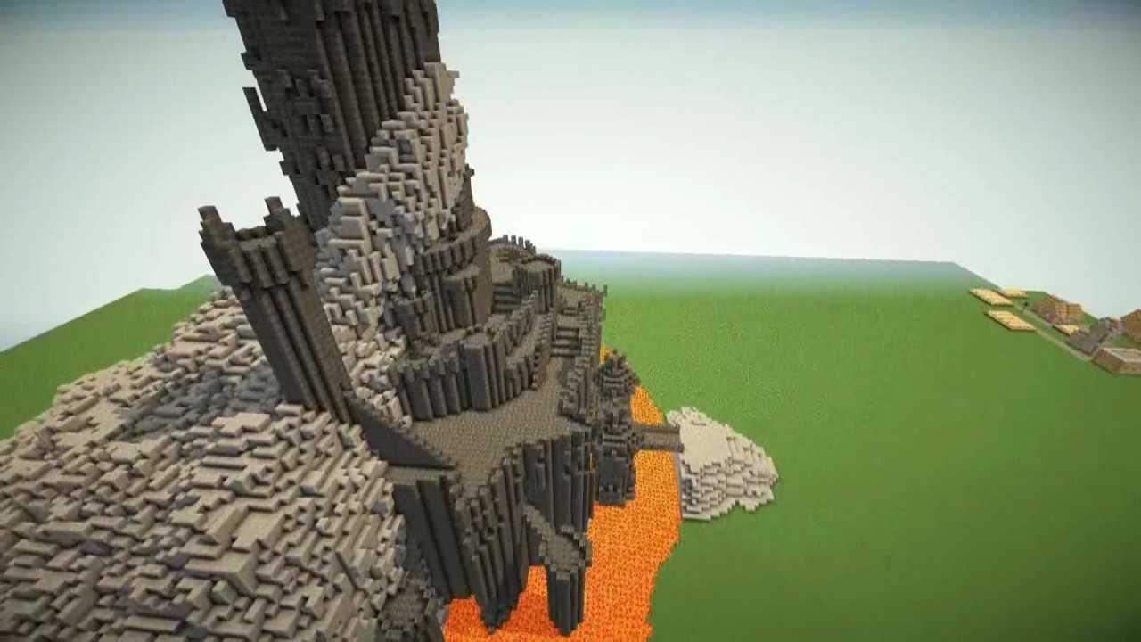 1280x720 Barad Dur Minecraft